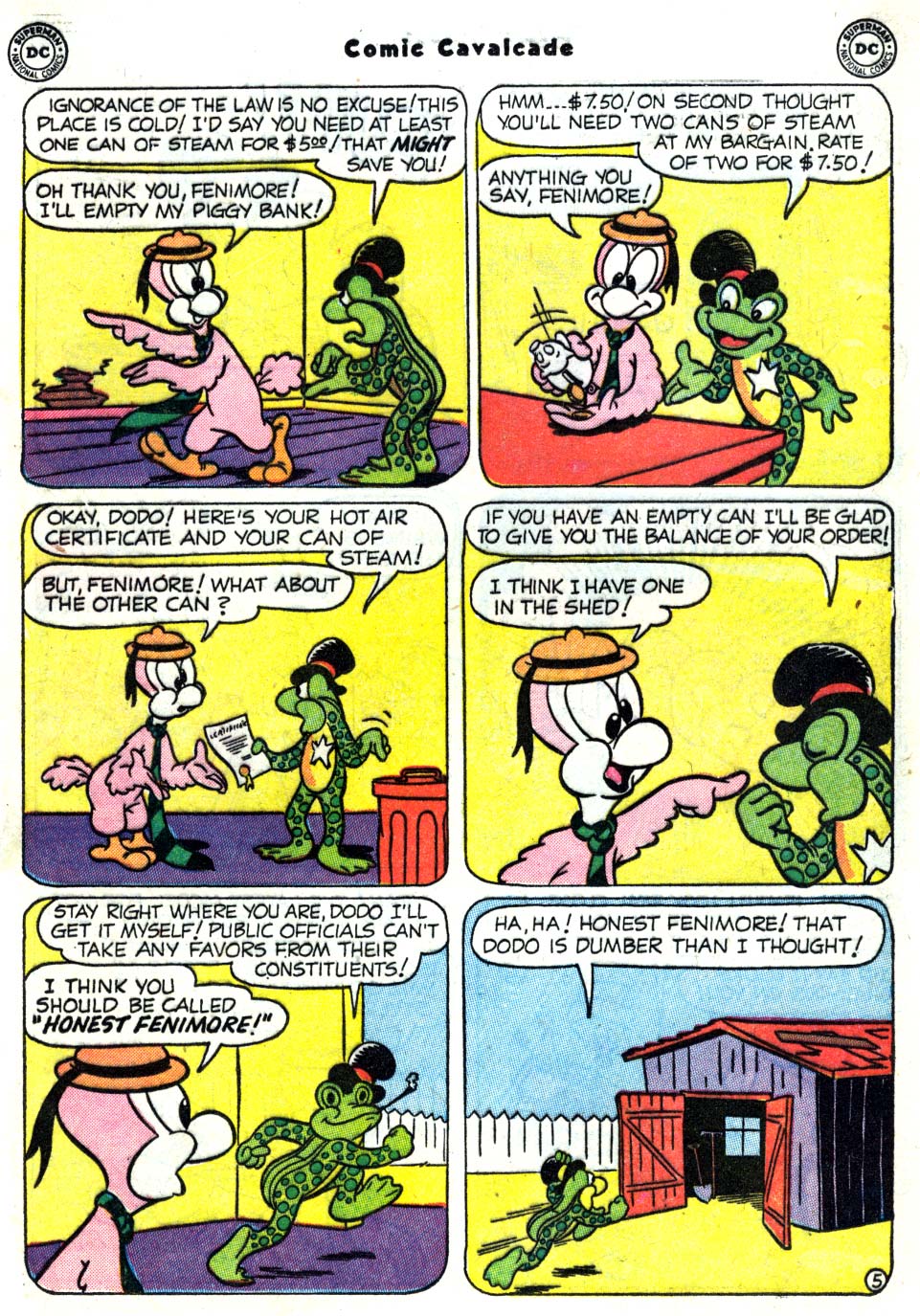 Read online Comic Cavalcade comic -  Issue #46 - 37