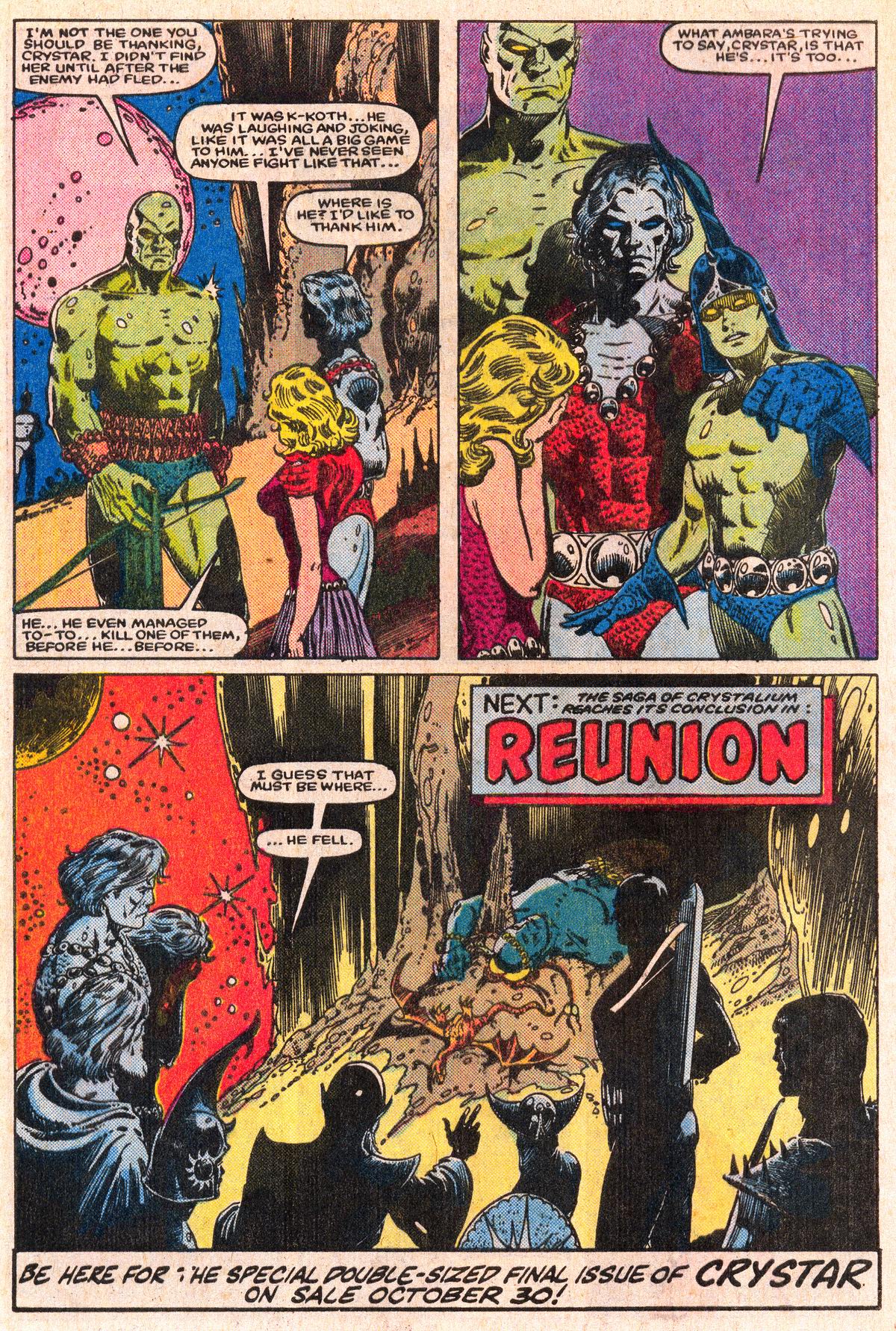 Read online The Saga of Crystar, Crystal Warrior comic -  Issue #10 - 24