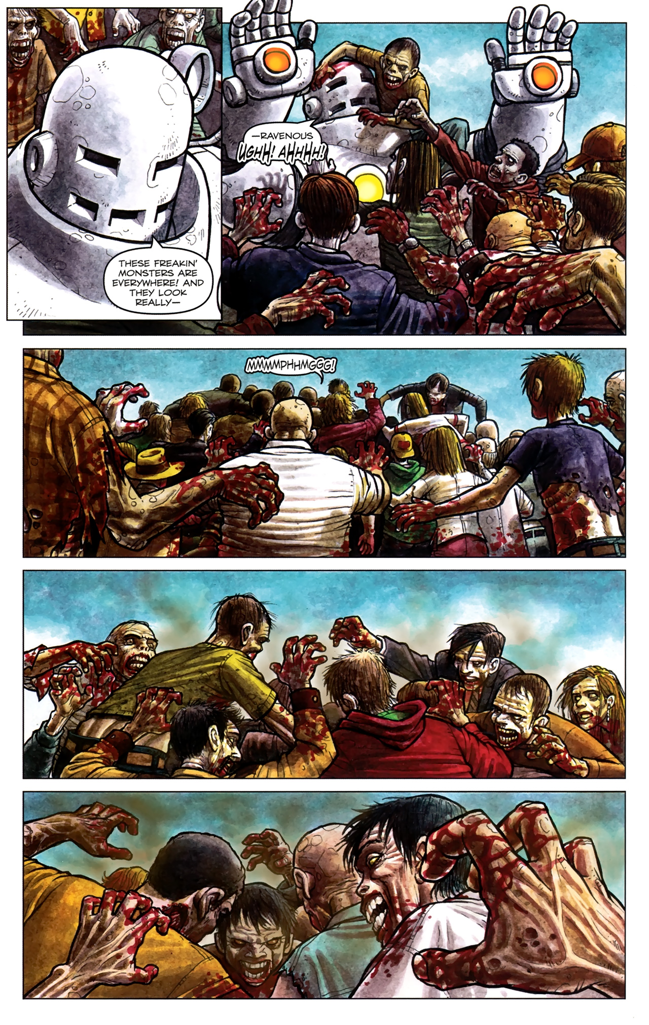 Read online Zombies vs. Robots Aventure comic -  Issue #3 - 9