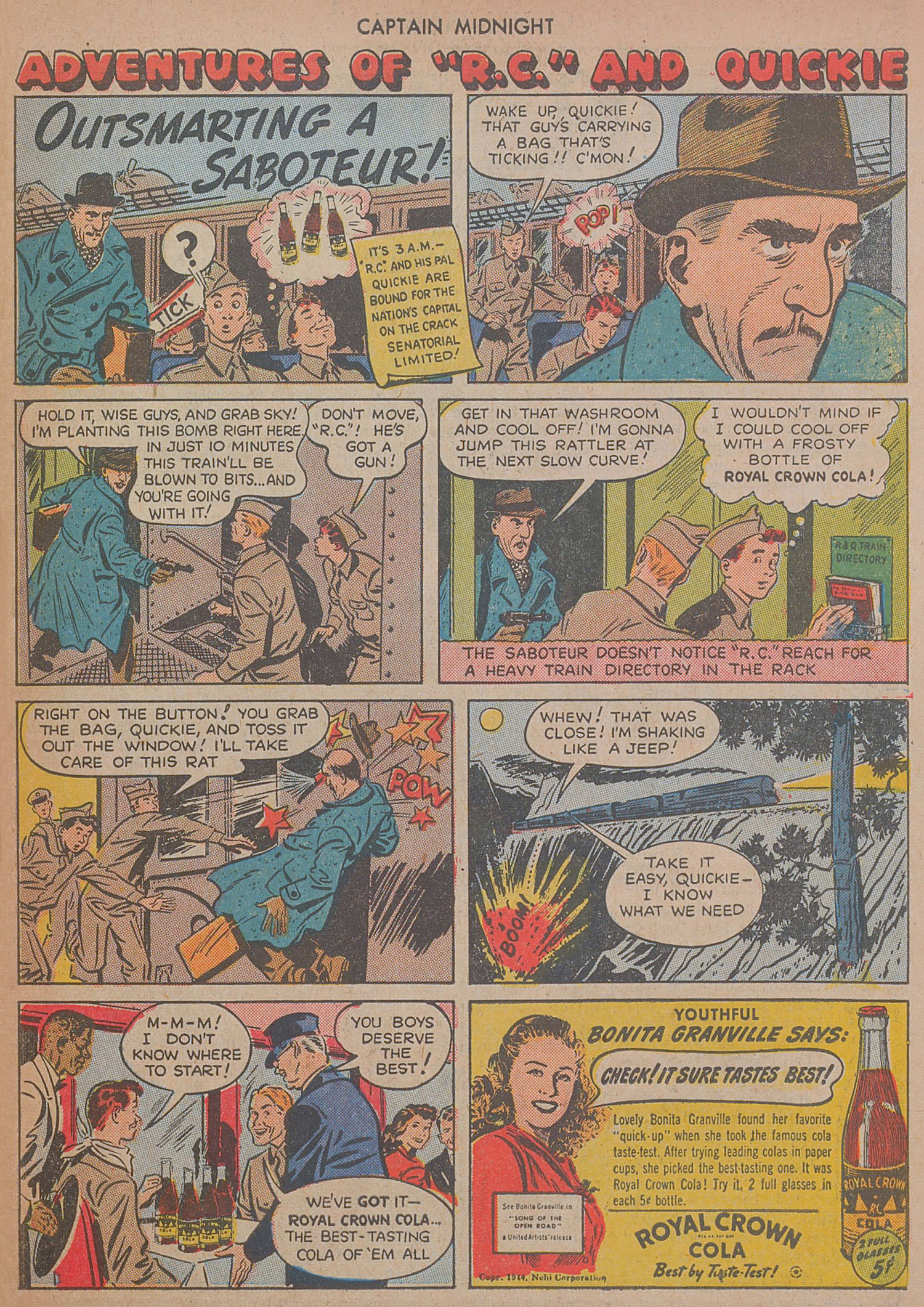 Read online Captain Midnight (1942) comic -  Issue #24 - 11