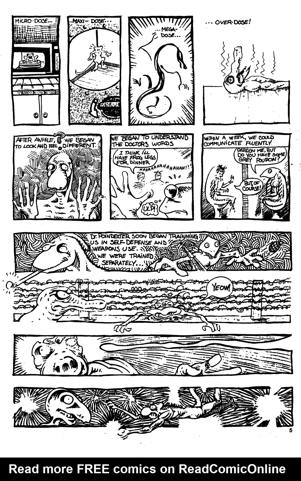 Read online Cold-Blooded Chameleon Commandos comic -  Issue #1 - 7