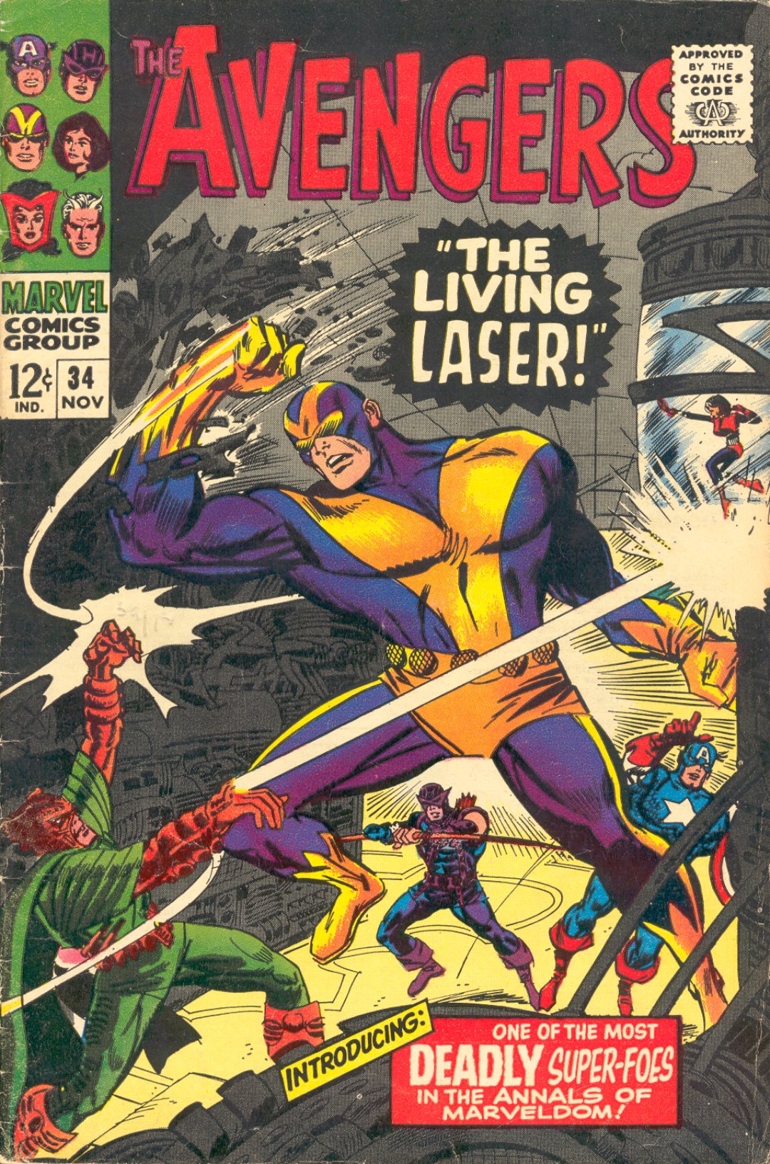 Read online The Avengers (1963) comic -  Issue #34 - 1