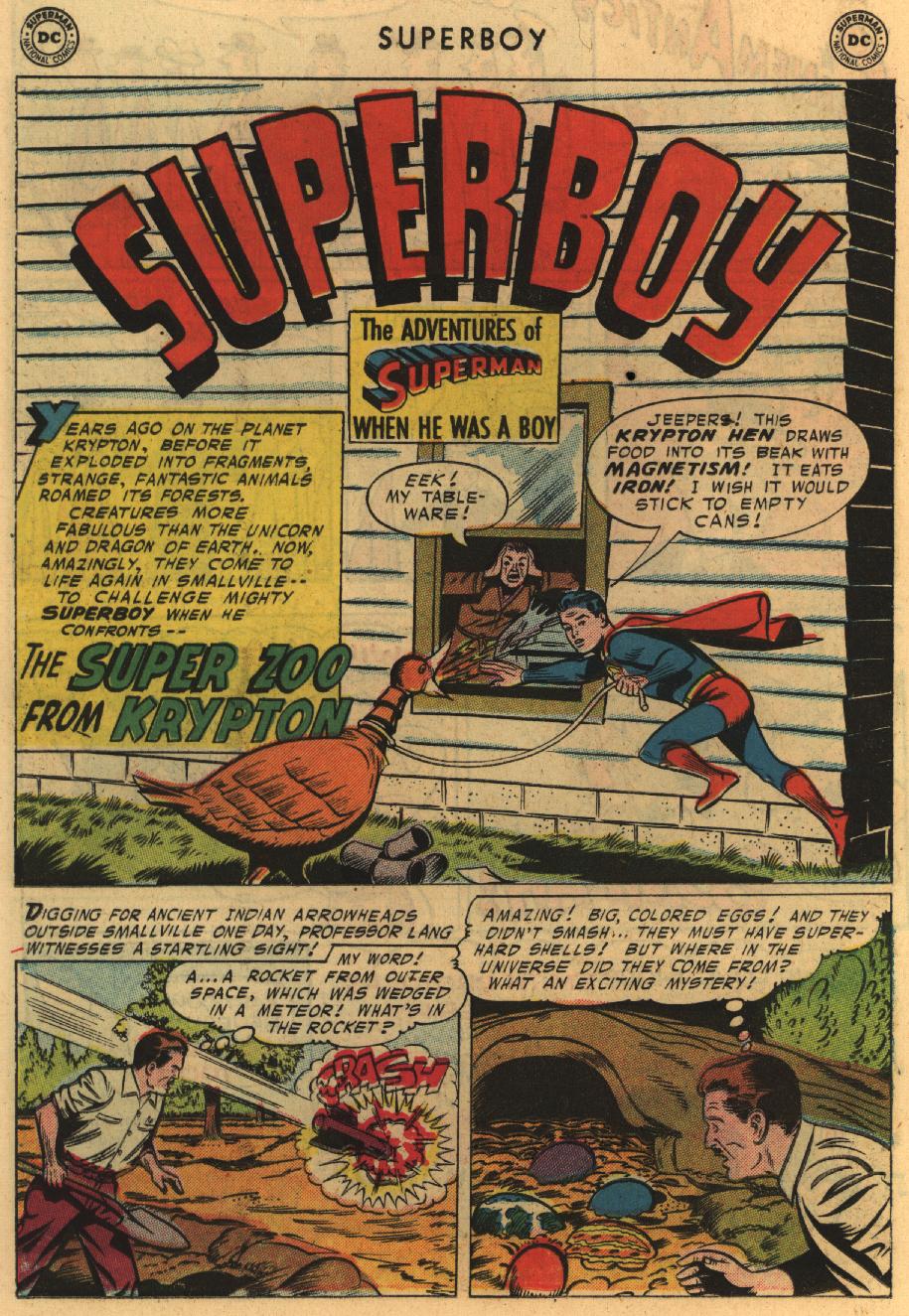 Read online Superboy (1949) comic -  Issue #53 - 13