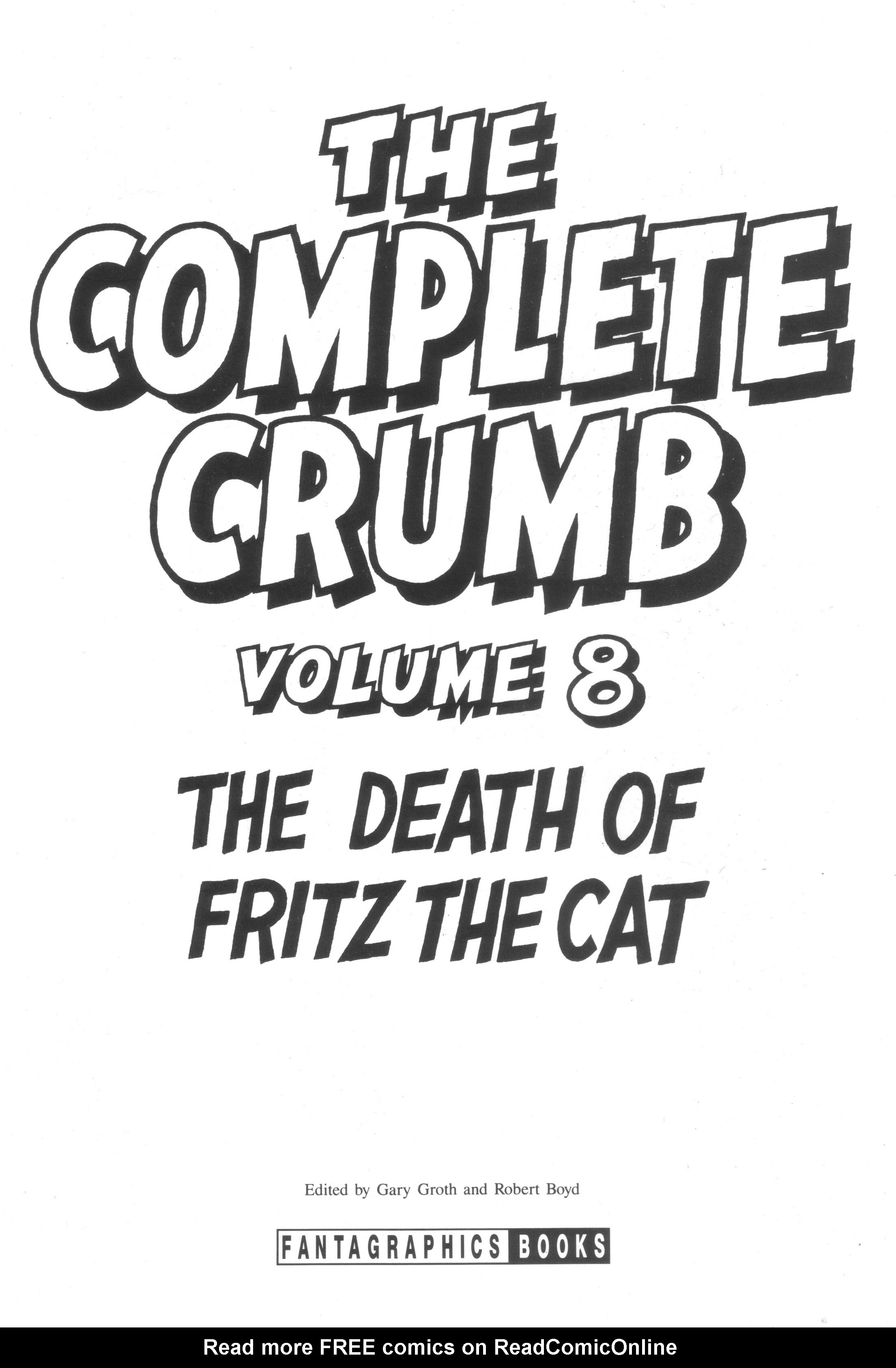 Read online The Complete Crumb Comics comic -  Issue # TPB 8 - 4