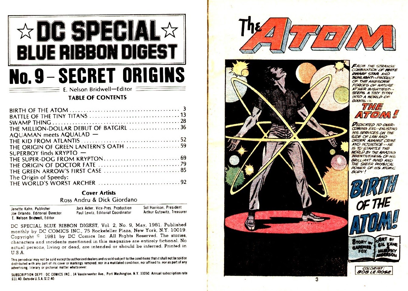 Read online DC Special Blue Ribbon Digest comic -  Issue #9 - 2