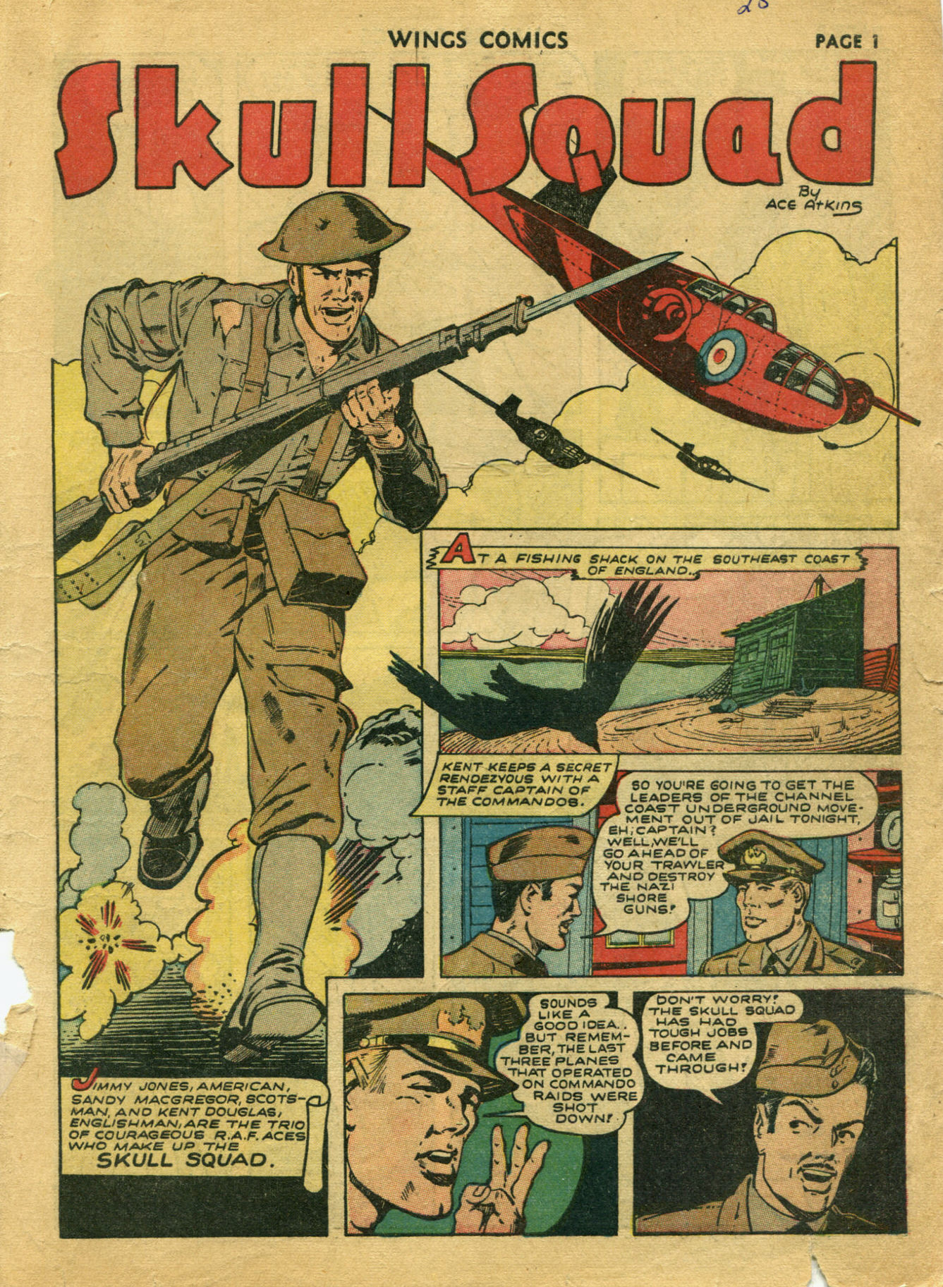 Read online Wings Comics comic -  Issue #25 - 3
