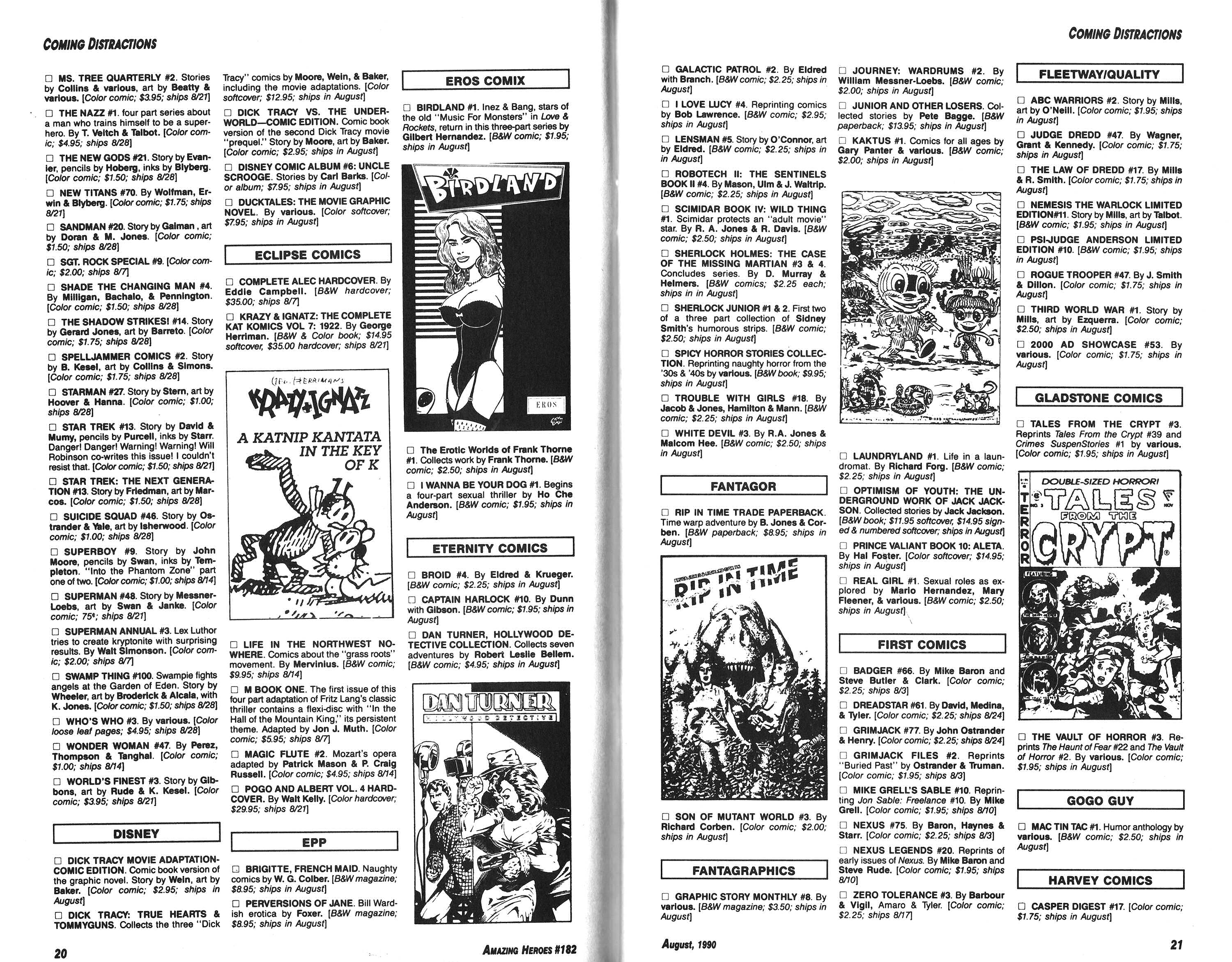 Read online Amazing Heroes comic -  Issue #182 - 11