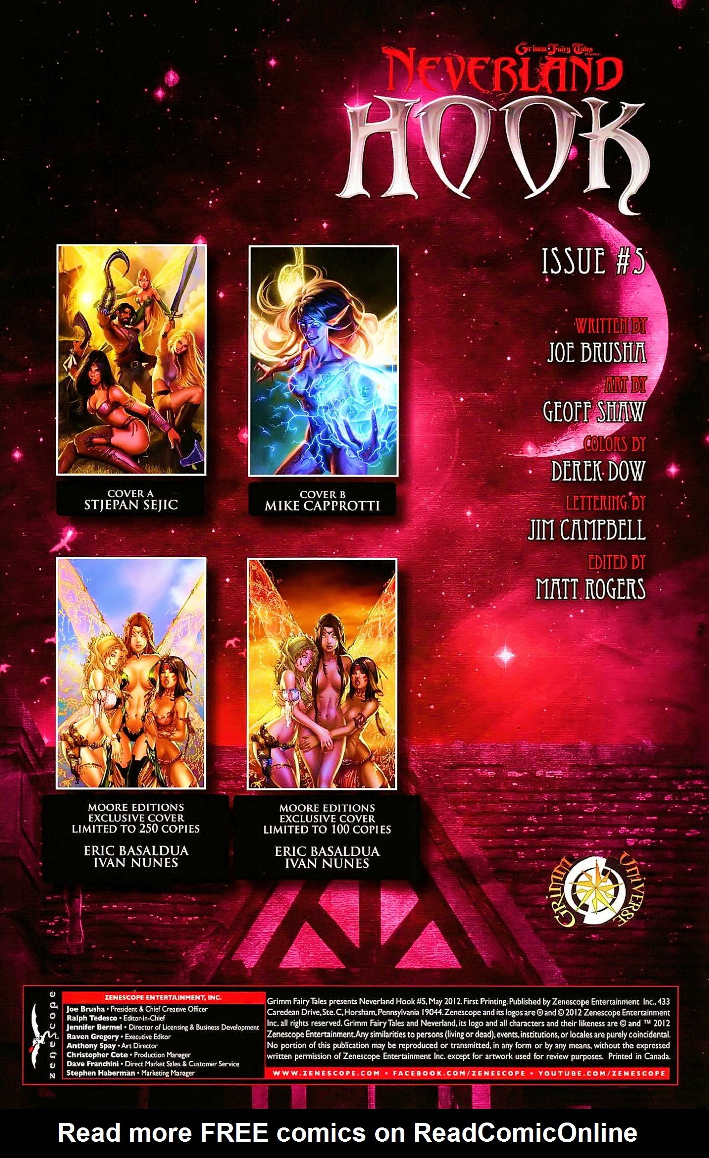 Read online Grimm Fairy Tales: Neverland Hook comic -  Issue #5 - 3