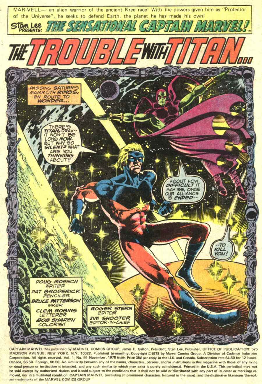 Captain Marvel (1968) Issue #59 #59 - English 2