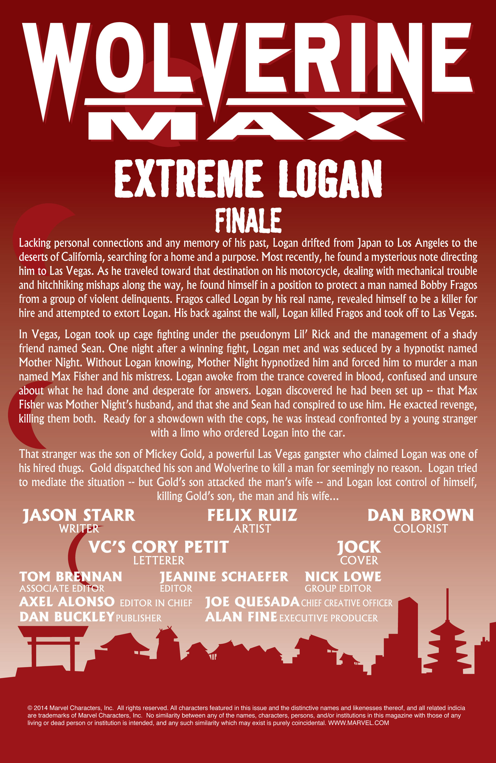 Read online Wolverine MAX comic -  Issue #15 - 2