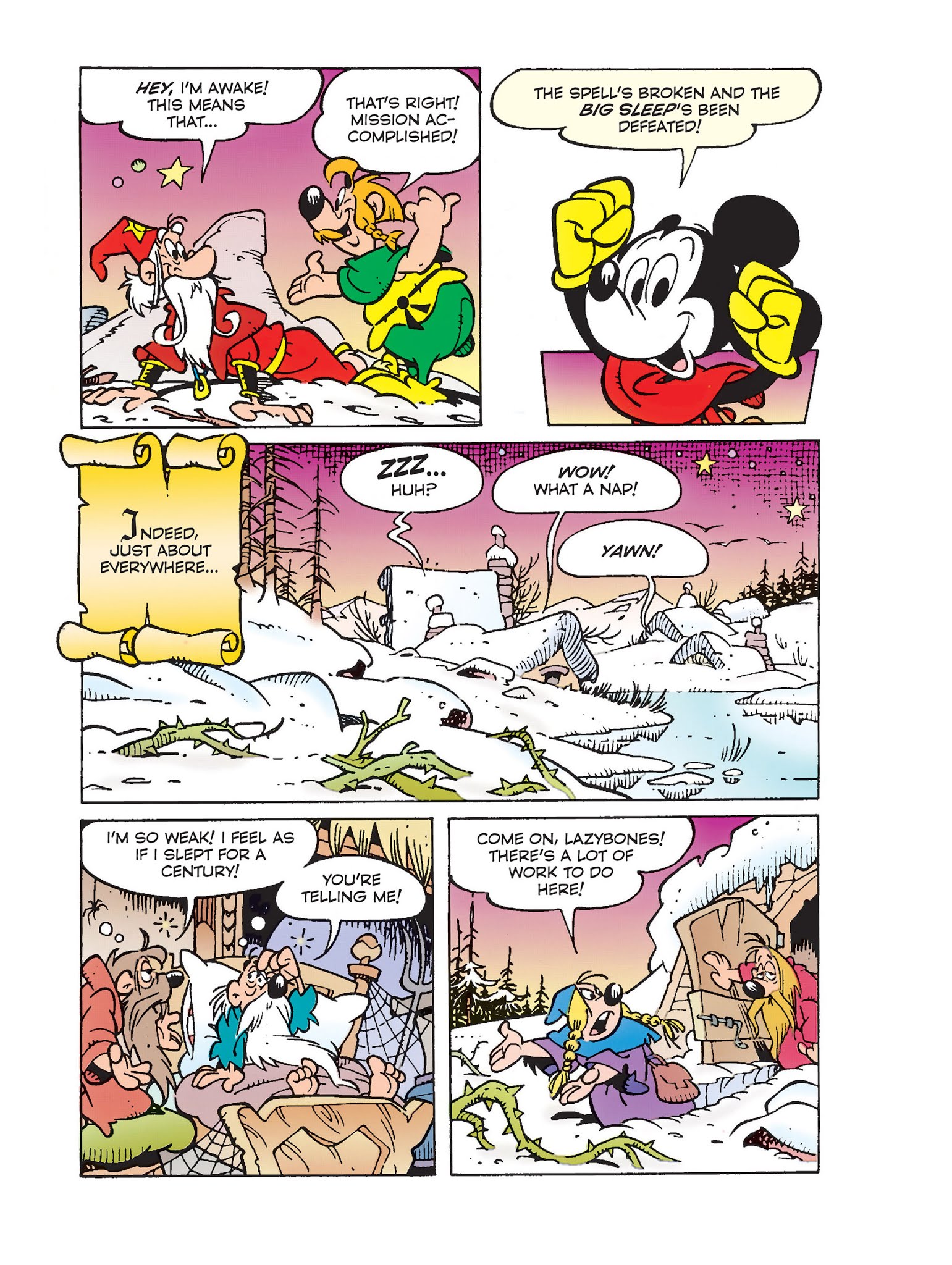 Read online Mickey Mouse and the Sleeping Beauty in the Stars comic -  Issue #2 - 25