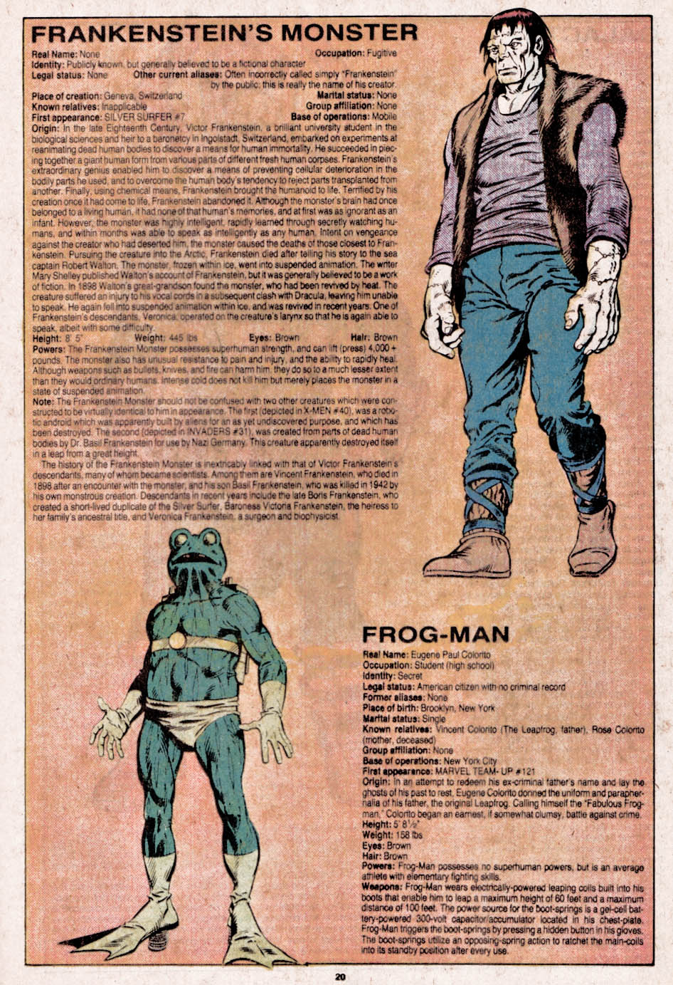 The Official Handbook of the Marvel Universe issue 4 - Page 21
