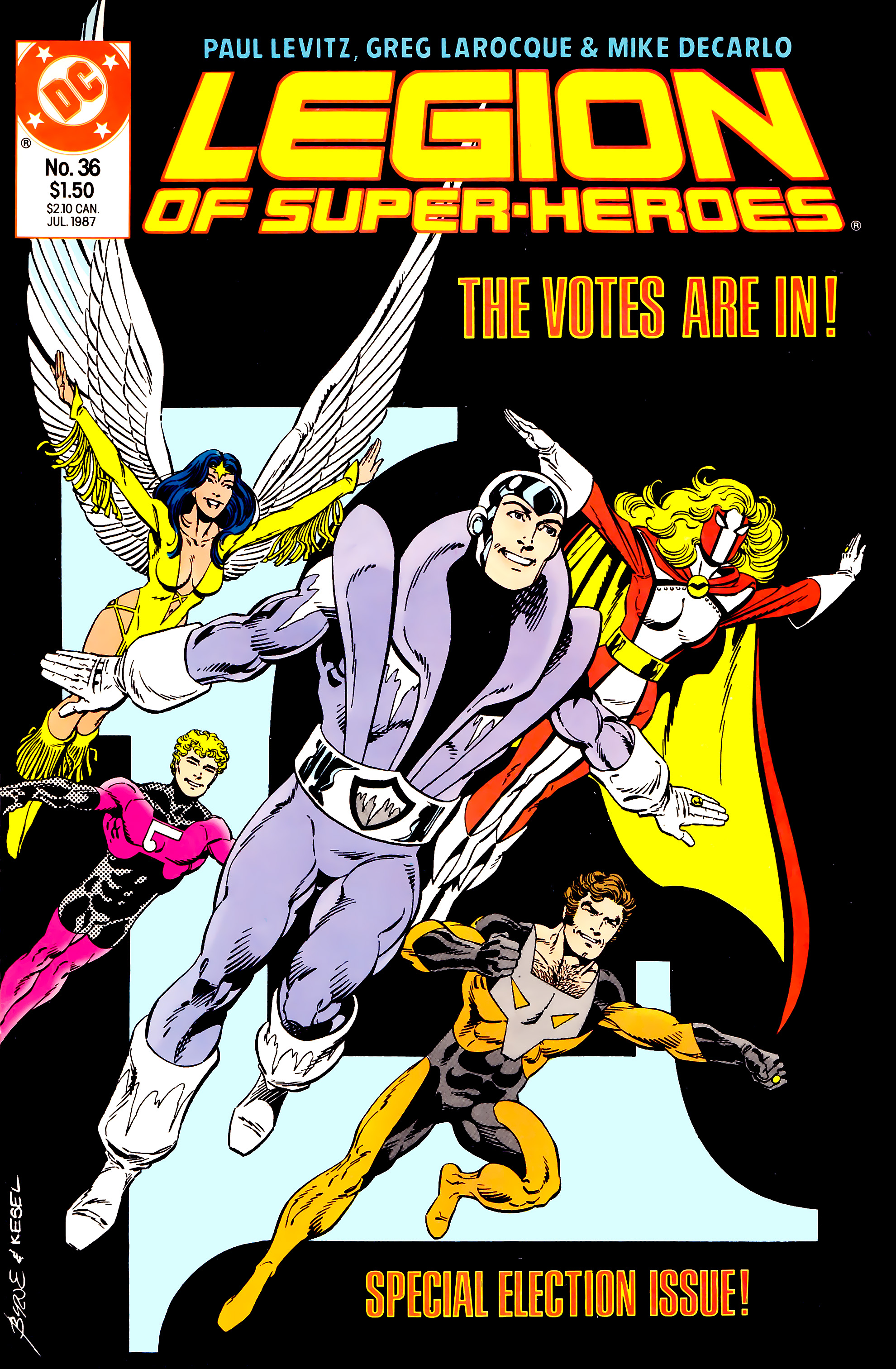 Read online Legion of Super-Heroes (1984) comic -  Issue #36 - 1