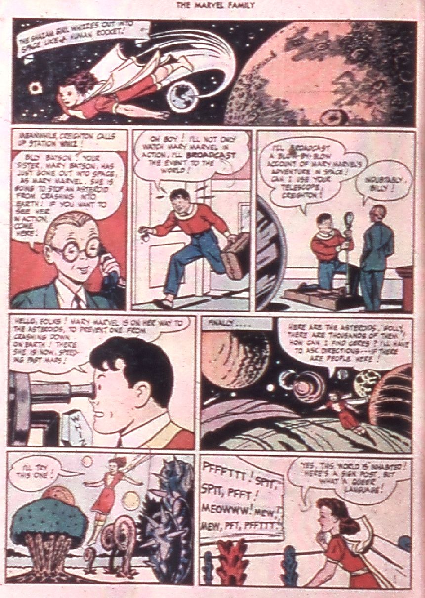 Read online The Marvel Family comic -  Issue #28 - 28