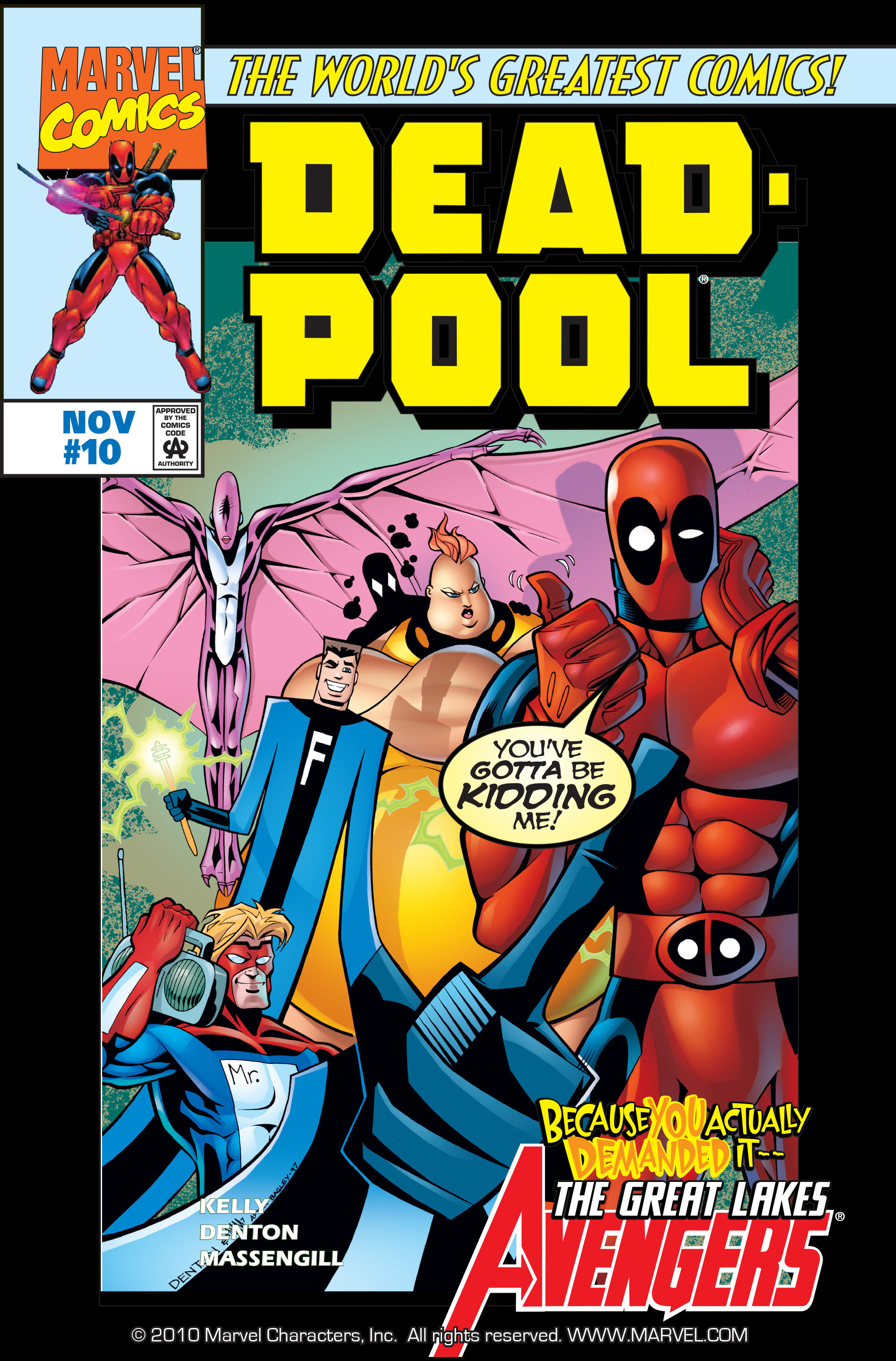 Read online Deadpool (1997) comic -  Issue #10 - 1