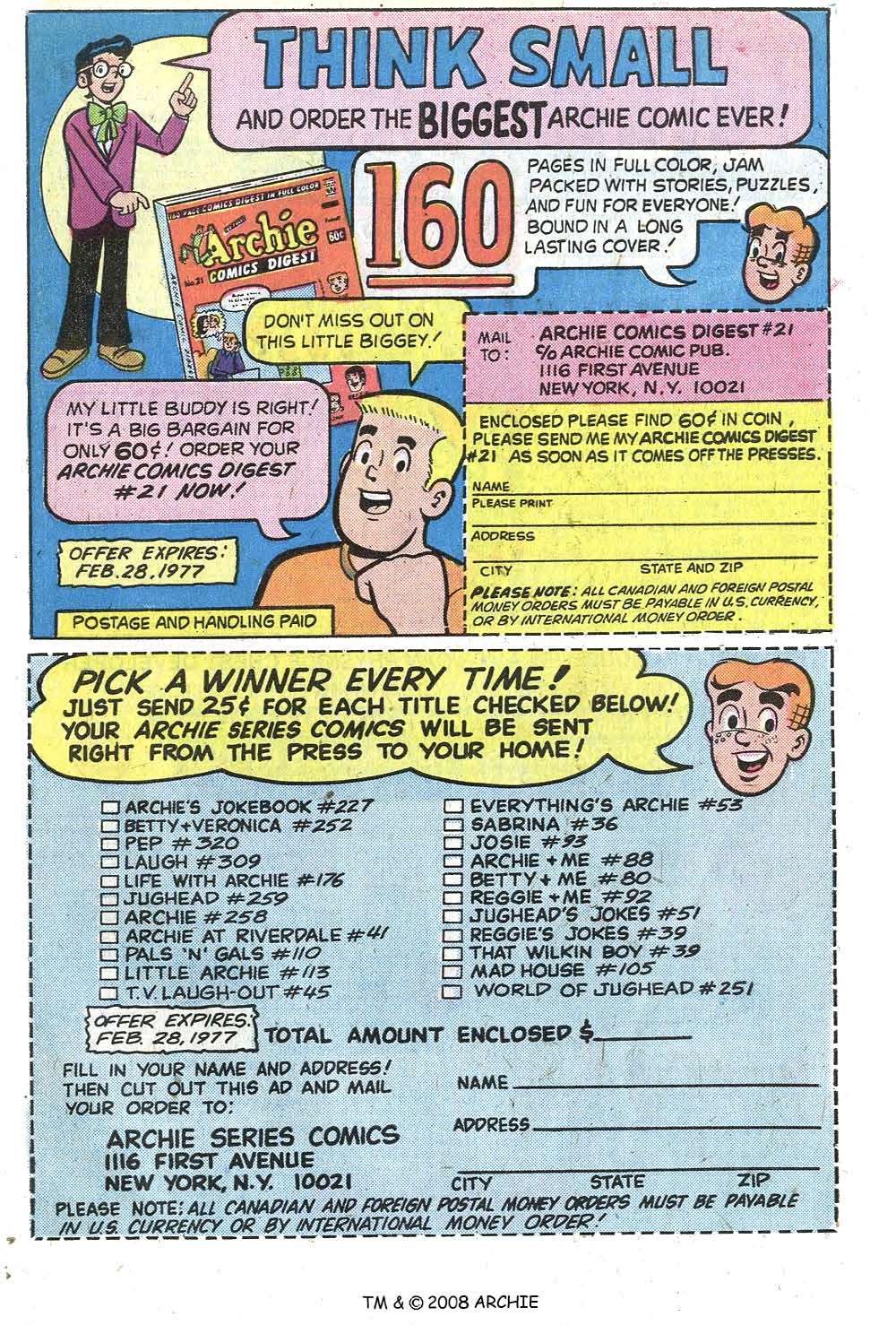Read online Jughead (1965) comic -  Issue #258 - 27