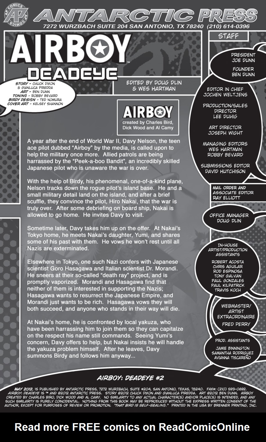 Read online Airboy: Deadeye comic -  Issue #2 - 2