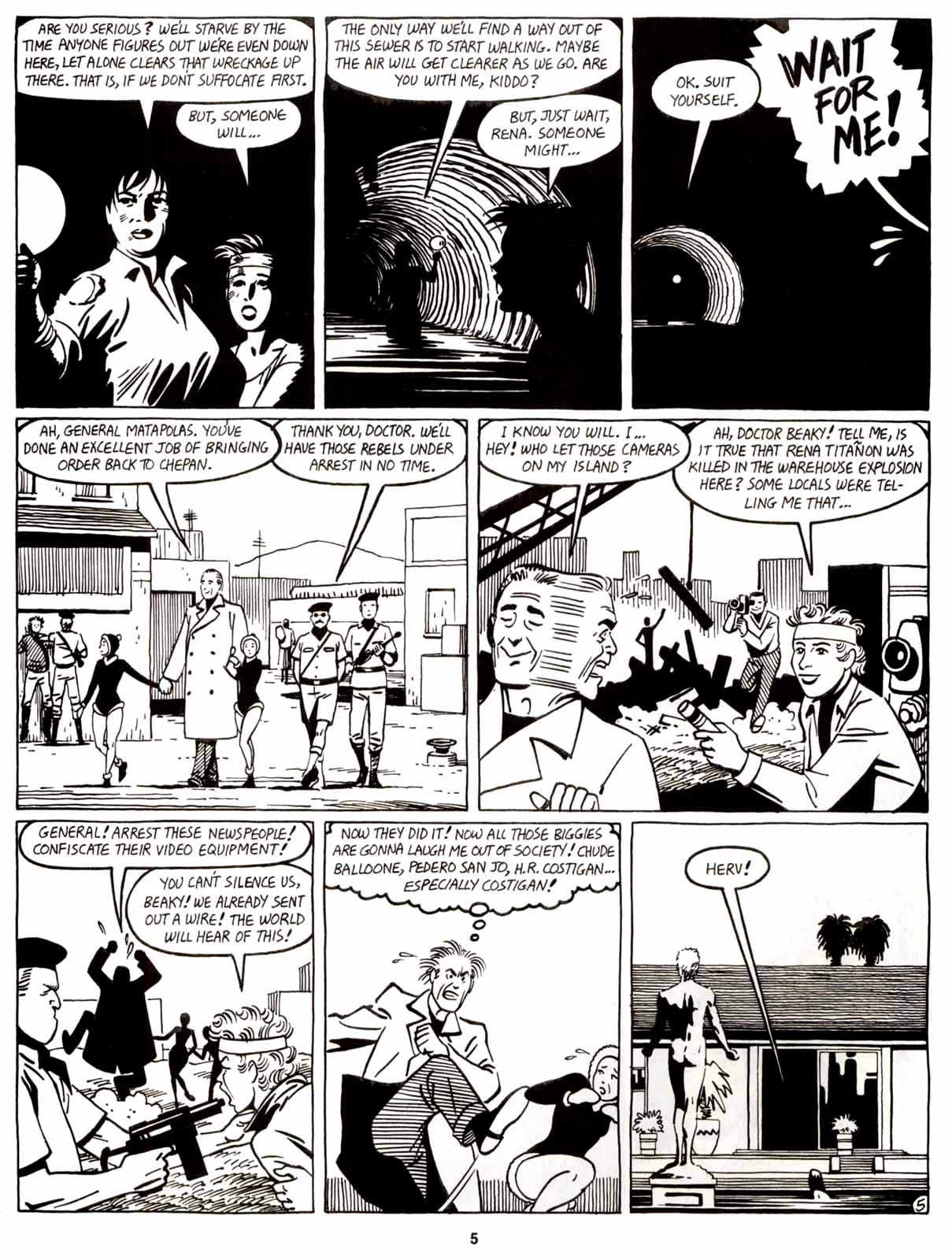 Read online Love and Rockets (1982) comic -  Issue #9 - 7