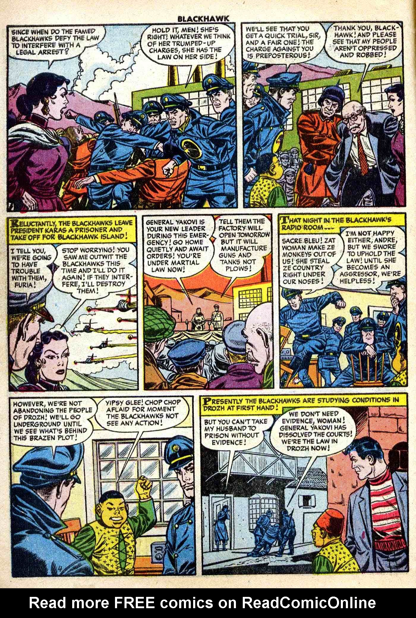 Read online Blackhawk (1957) comic -  Issue #96 - 5