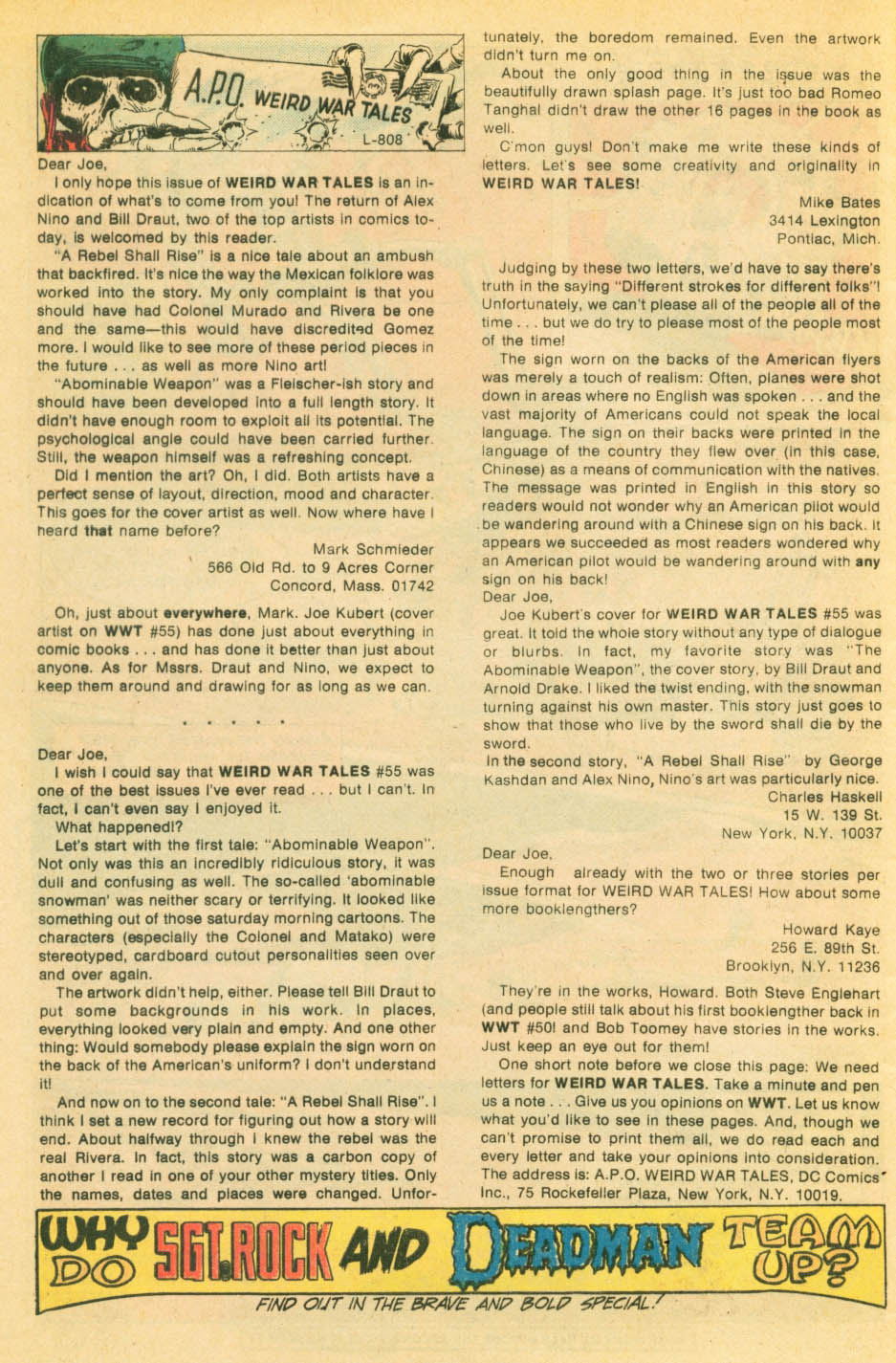 Read online Weird War Tales (1971) comic -  Issue #59 - 32
