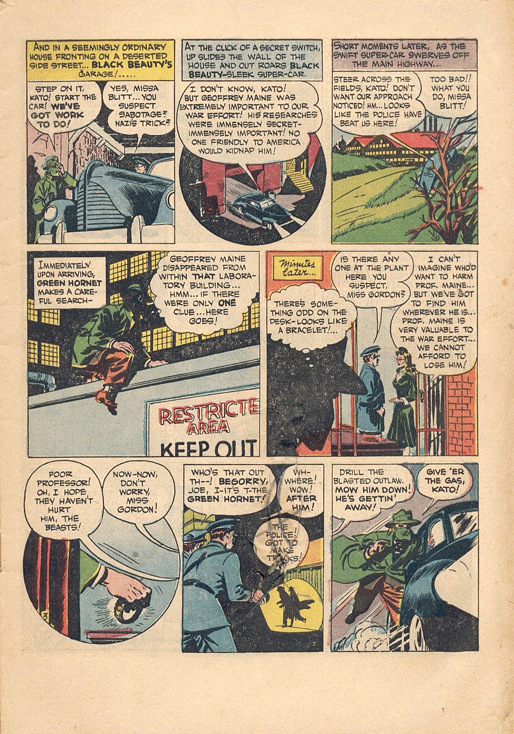 Green Hornet Comics issue 21 - Page 9