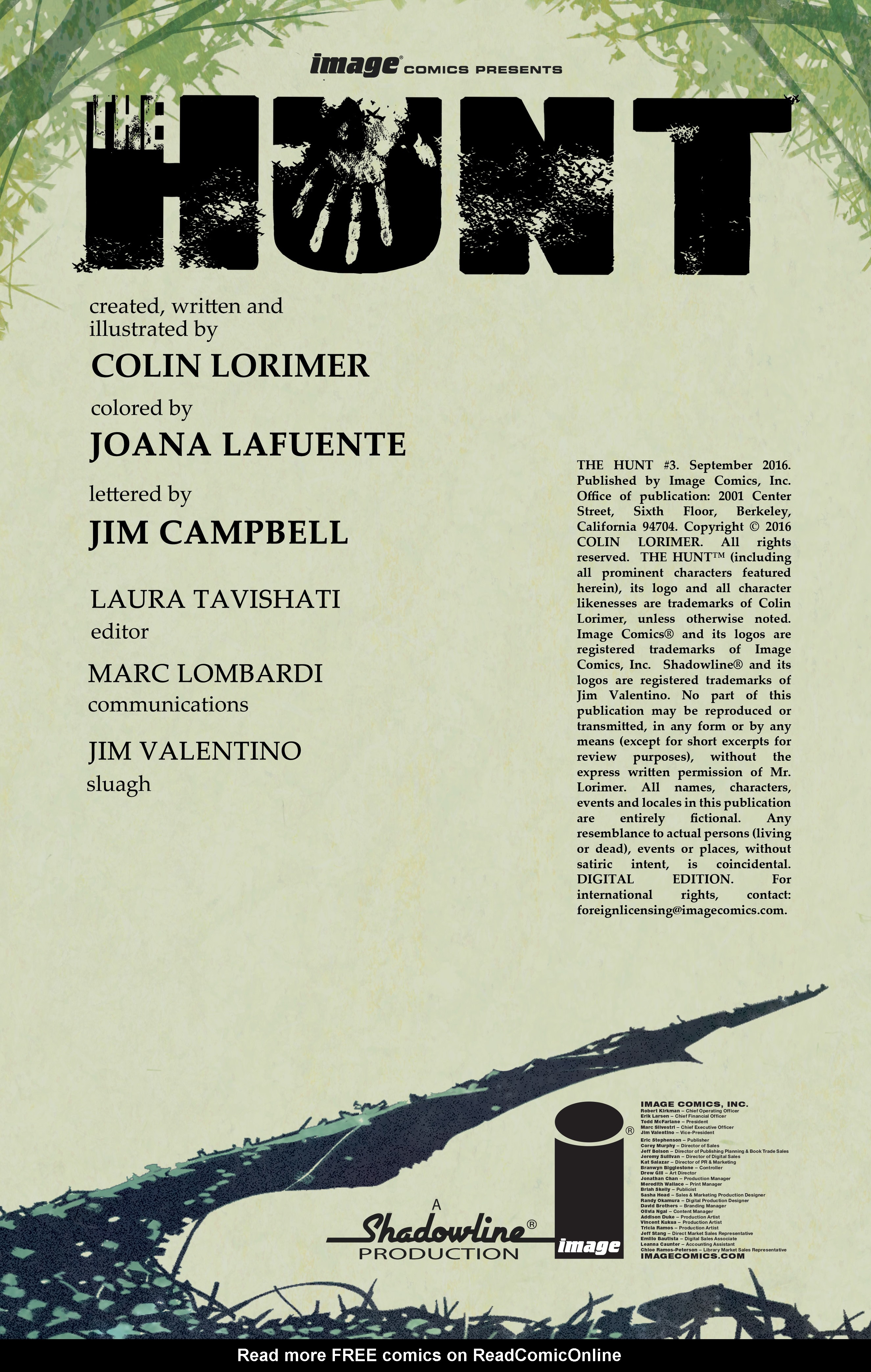 Read online The Hunt comic -  Issue #3 - 2