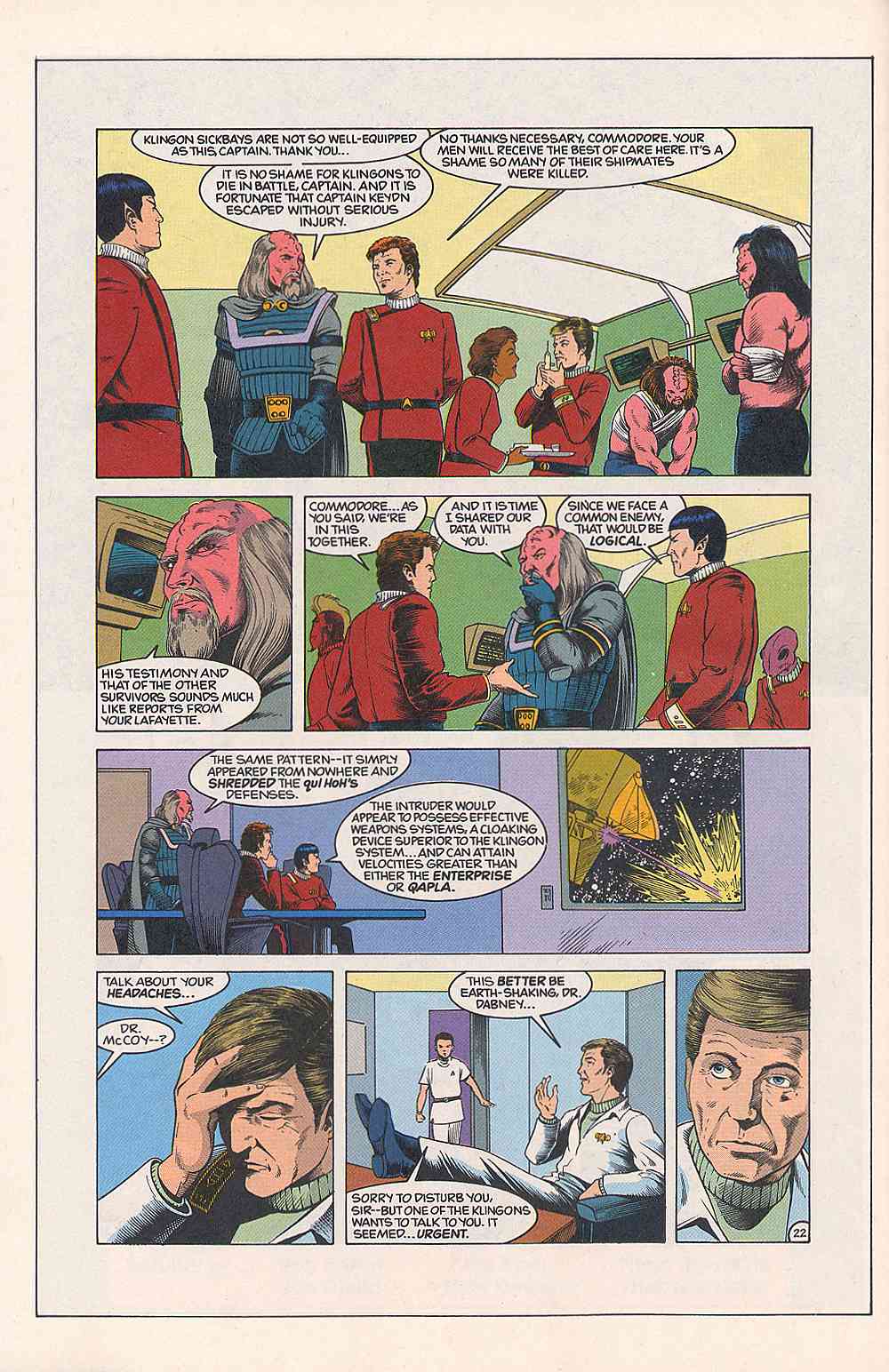 Read online Star Trek (1989) comic -  Issue #17 - 22