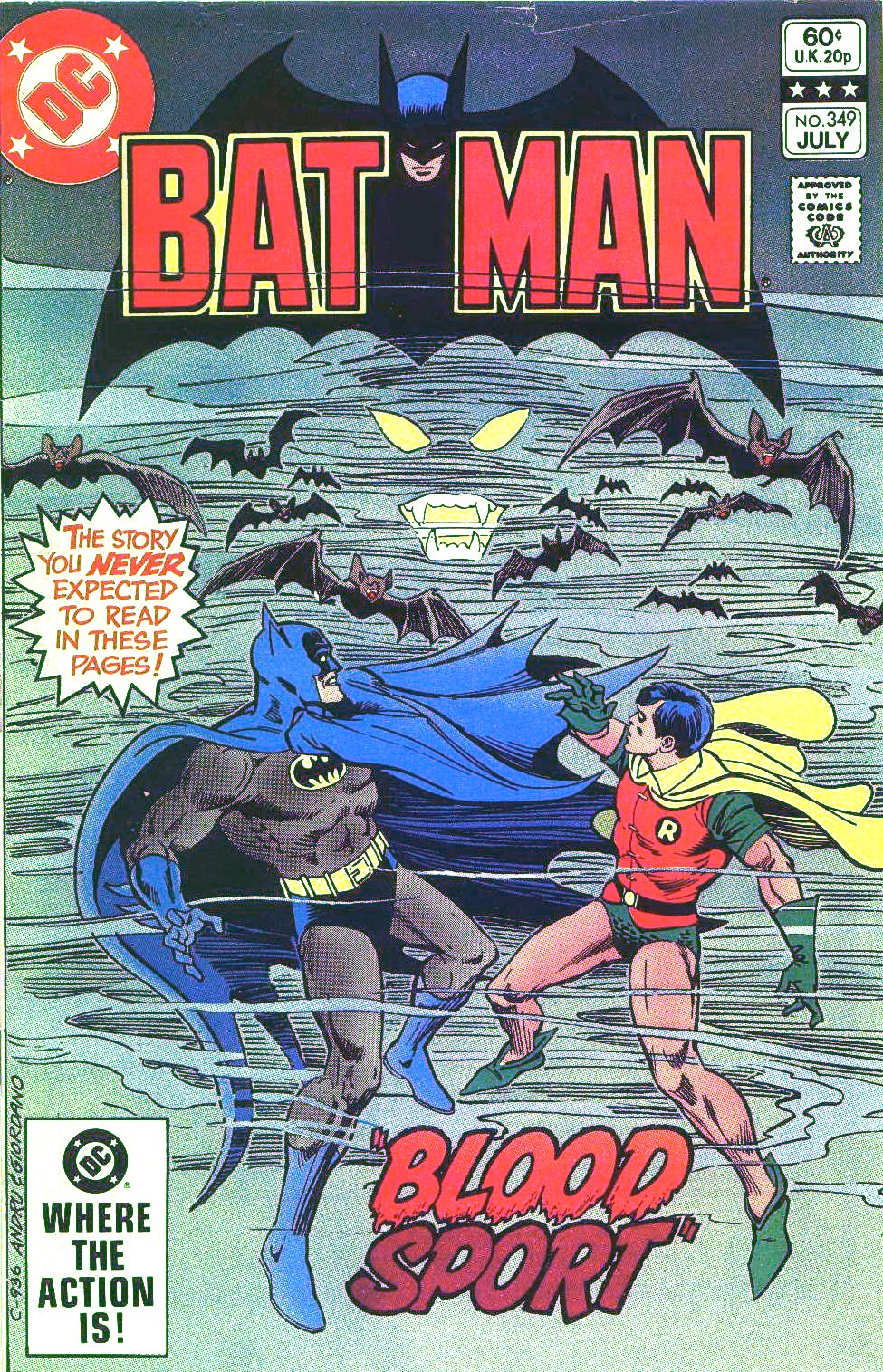 Read online Batman (1940) comic -  Issue #349 - 1