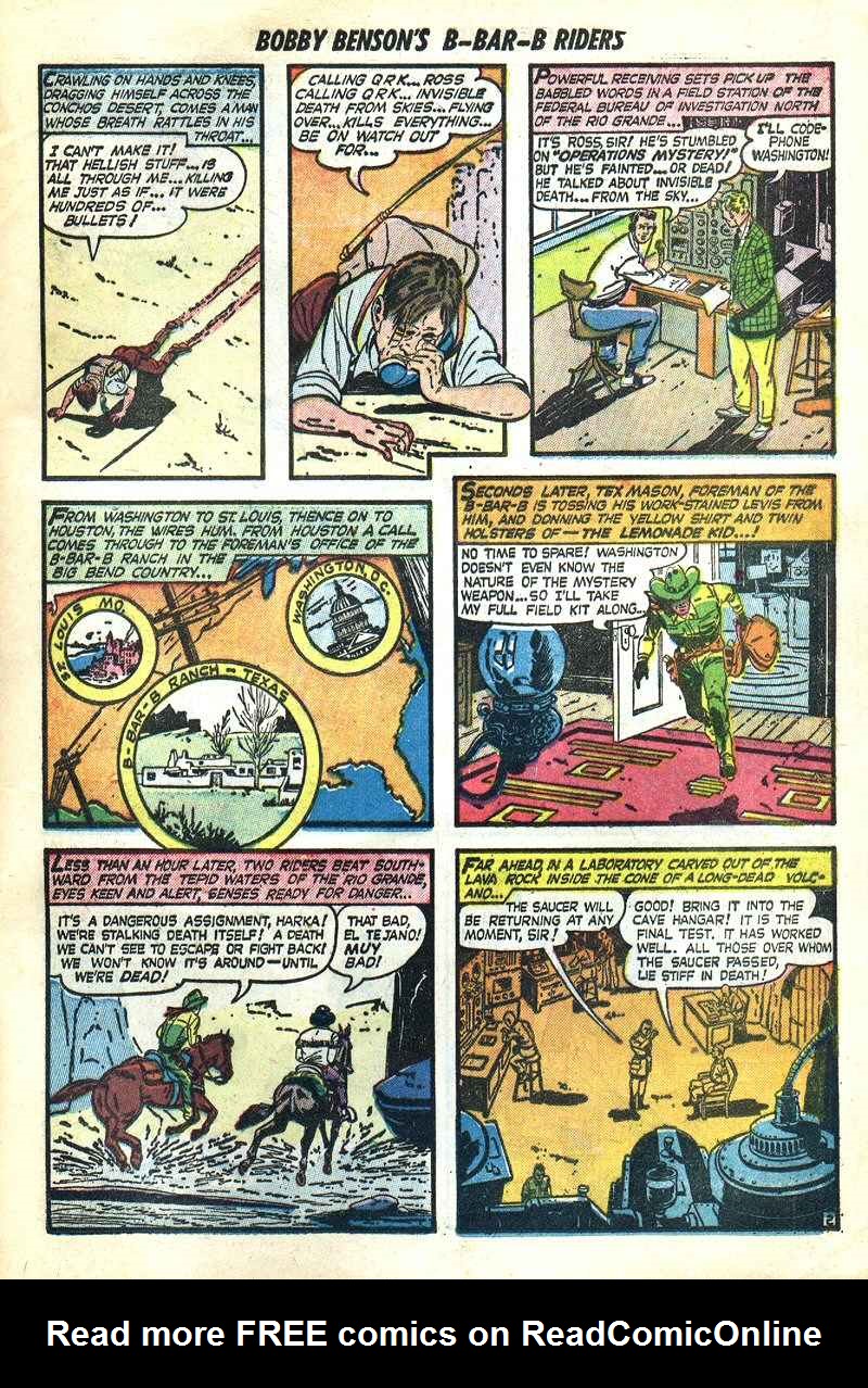 Read online Bobby Benson's B-Bar-B Riders comic -  Issue #3 - 27