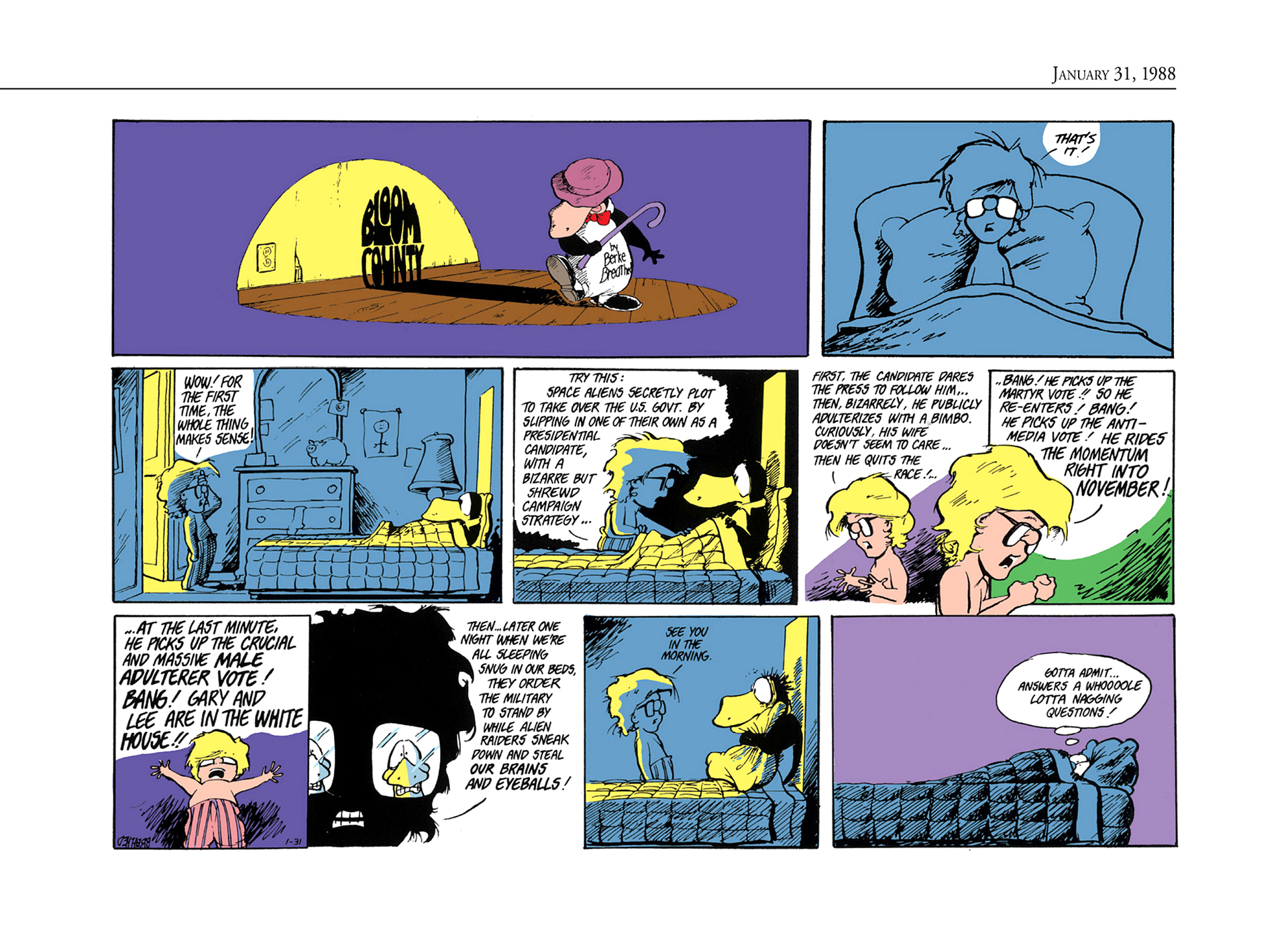 Read online The Bloom County Digital Library comic -  Issue # TPB 8 (Part 1) - 37