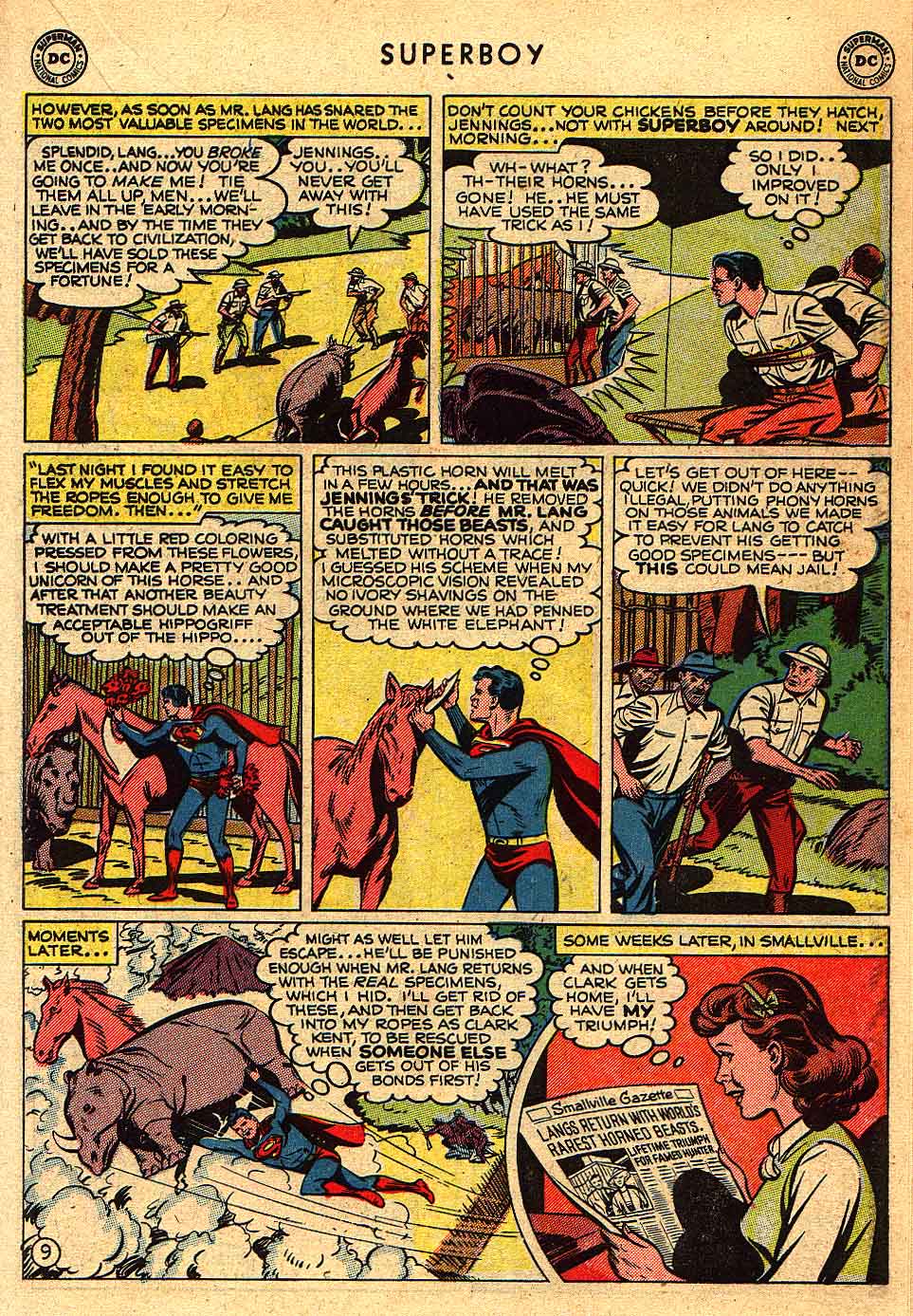 Read online Superboy (1949) comic -  Issue #19 - 23