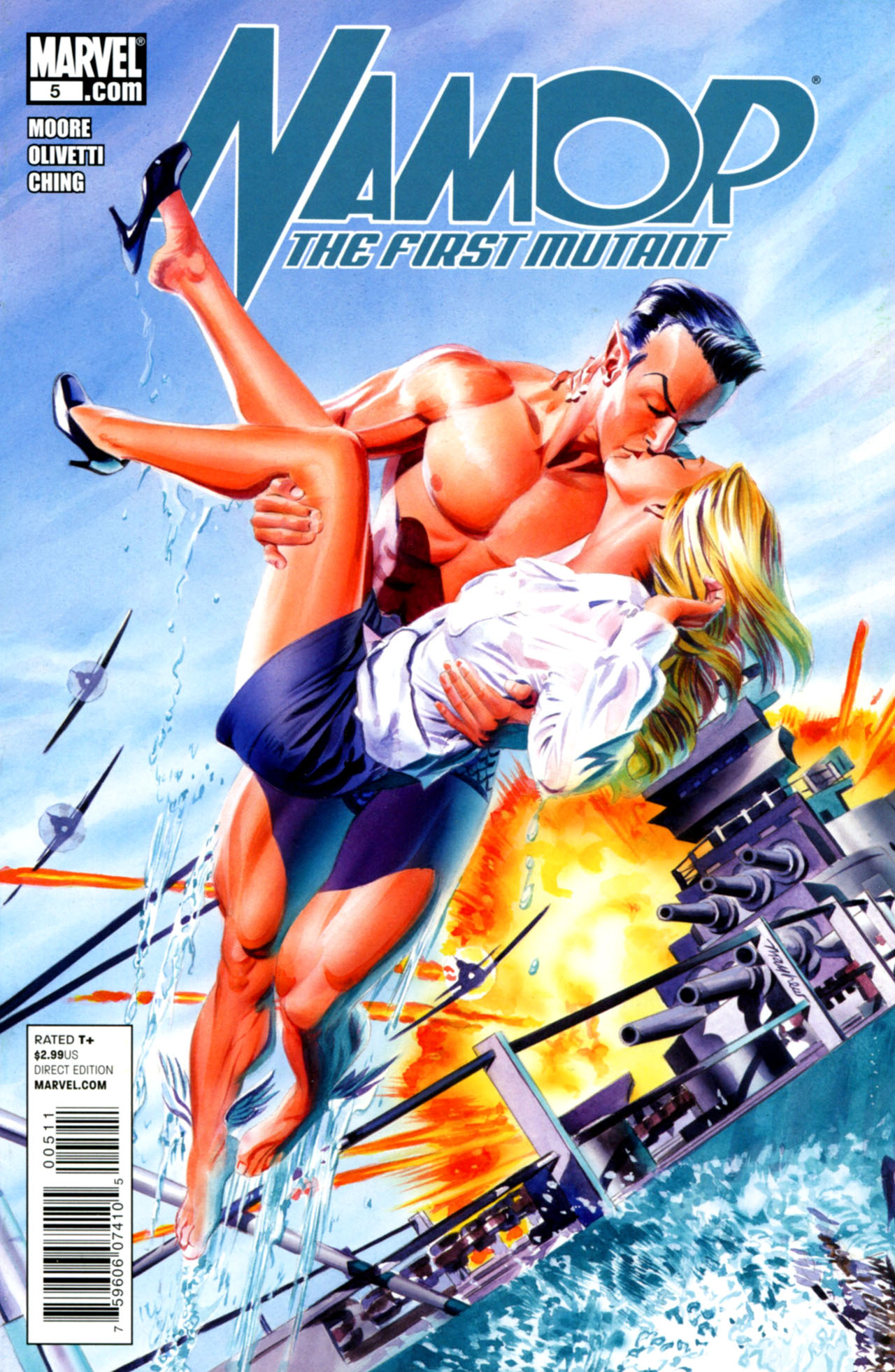 Read online Namor: The First Mutant comic -  Issue #5 - 1