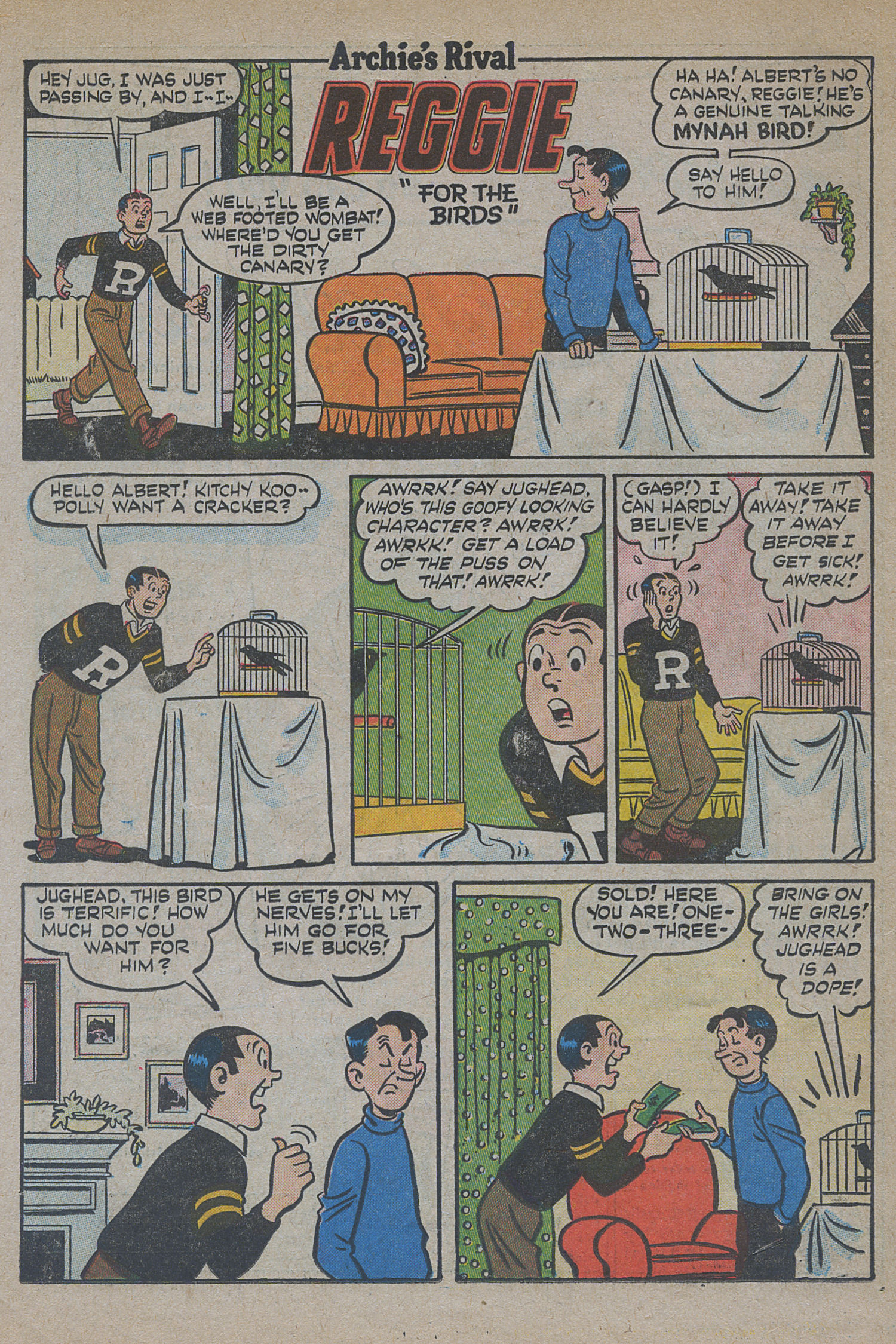 Read online Archie's Rival Reggie comic -  Issue #14 - 18