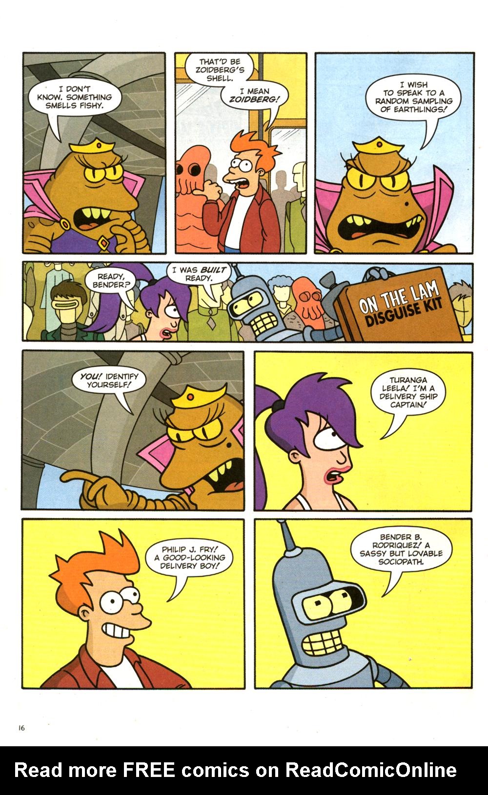 Read online Futurama Comics comic -  Issue #17 - 17