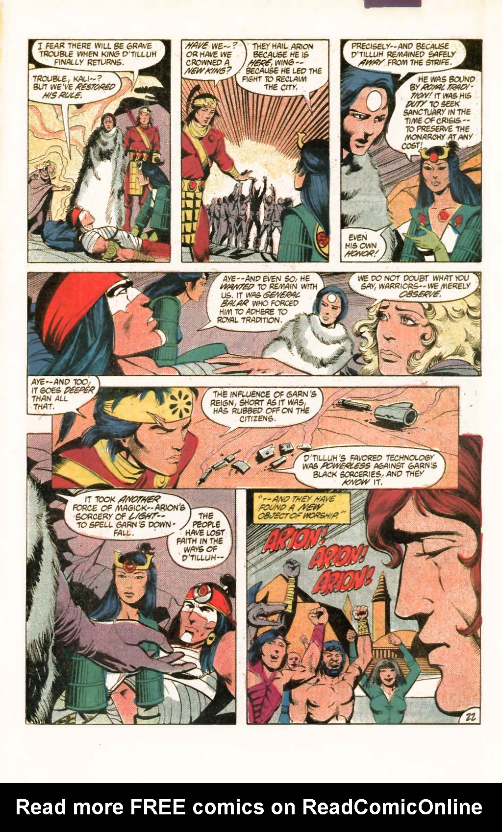 Read online Arion, Lord of Atlantis comic -  Issue #8 - 31