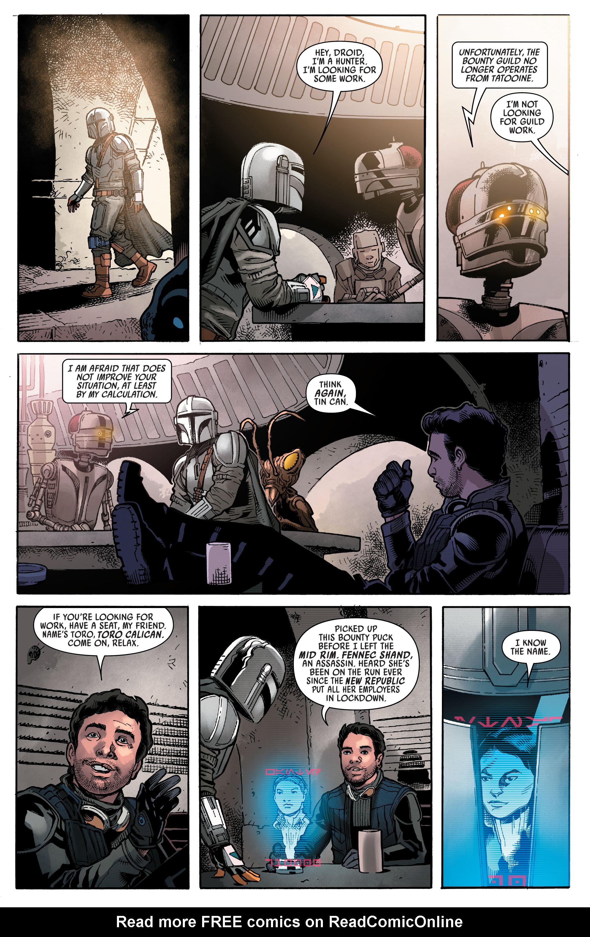 Read online Star Wars: The Mandalorian comic -  Issue #5 - 10