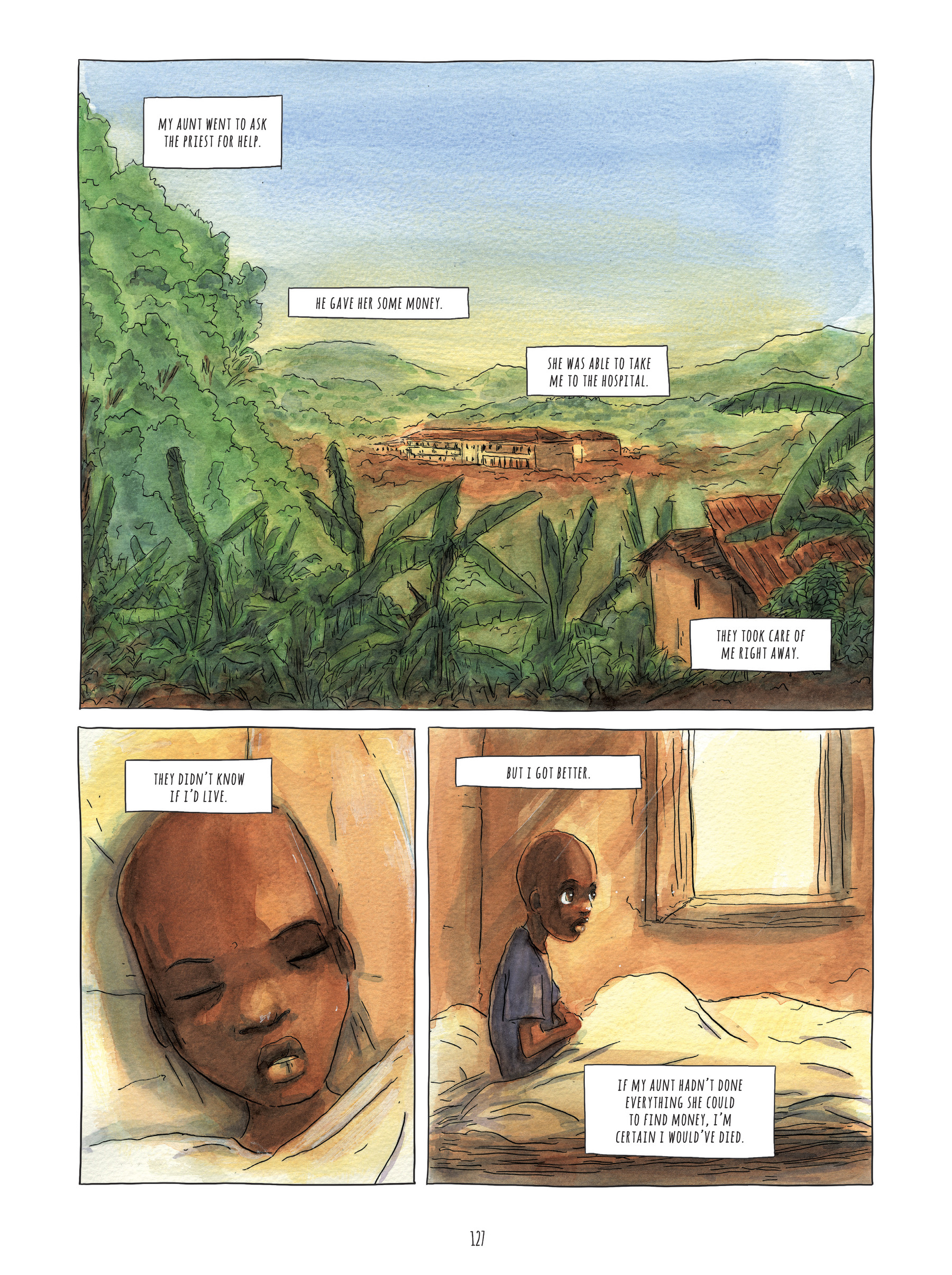Read online Alice on the Run: One Child's Journey Through the Rwandan Civil War comic -  Issue # TPB - 126