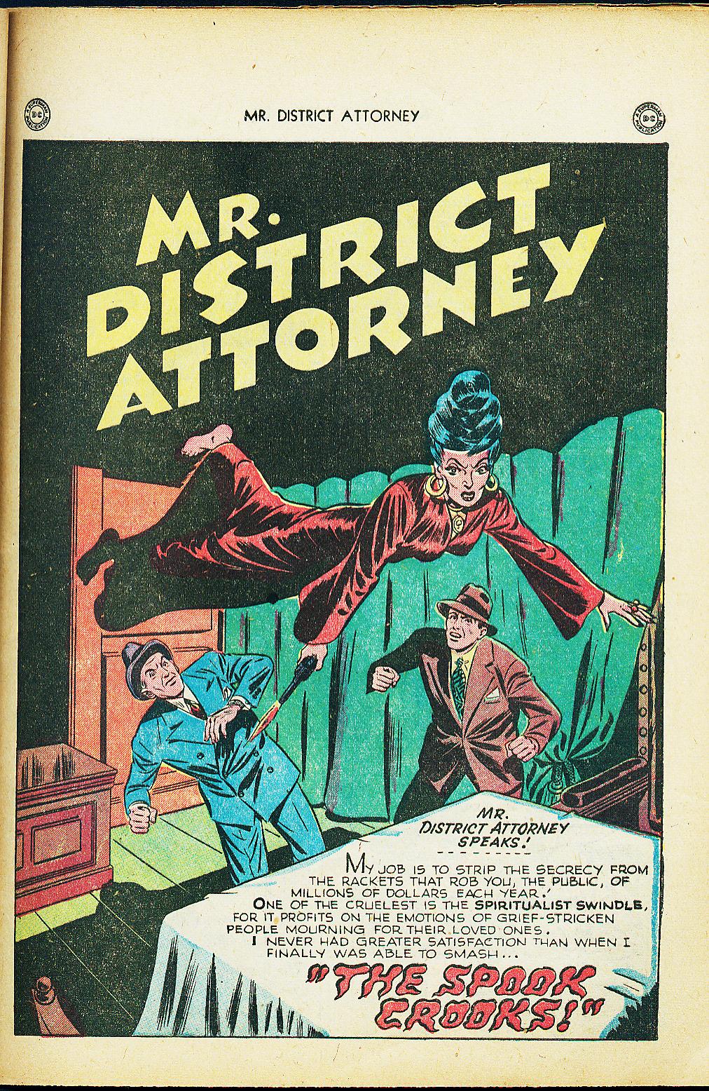 Read online Mr. District Attorney comic -  Issue #1 - 43