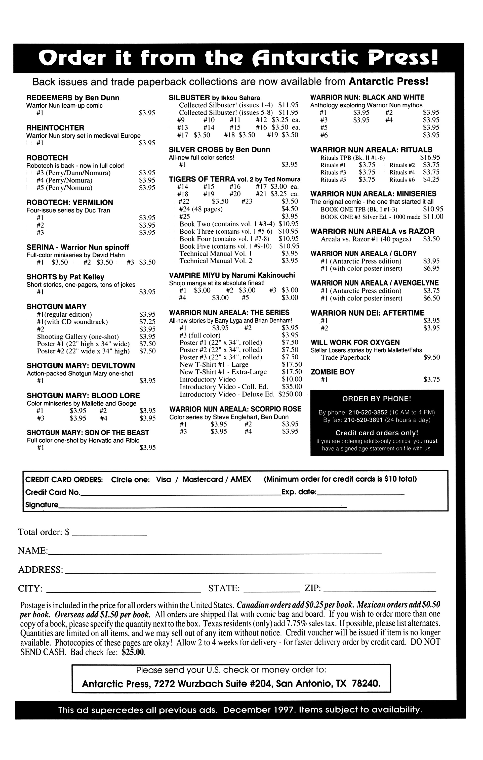 Read online Warrior Nun: Black & White comic -  Issue #9 - 25