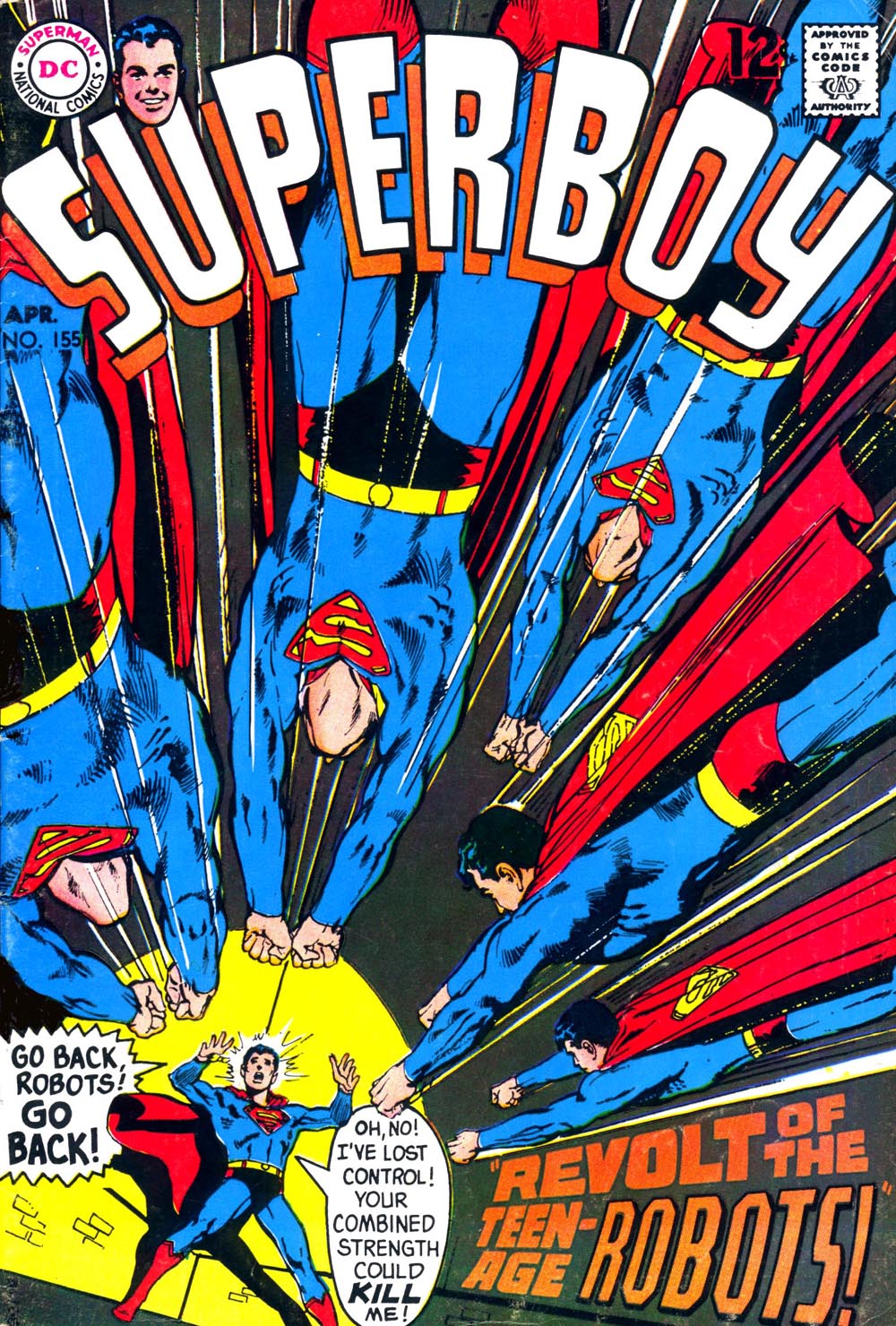 Read online Superboy (1949) comic -  Issue #155 - 1
