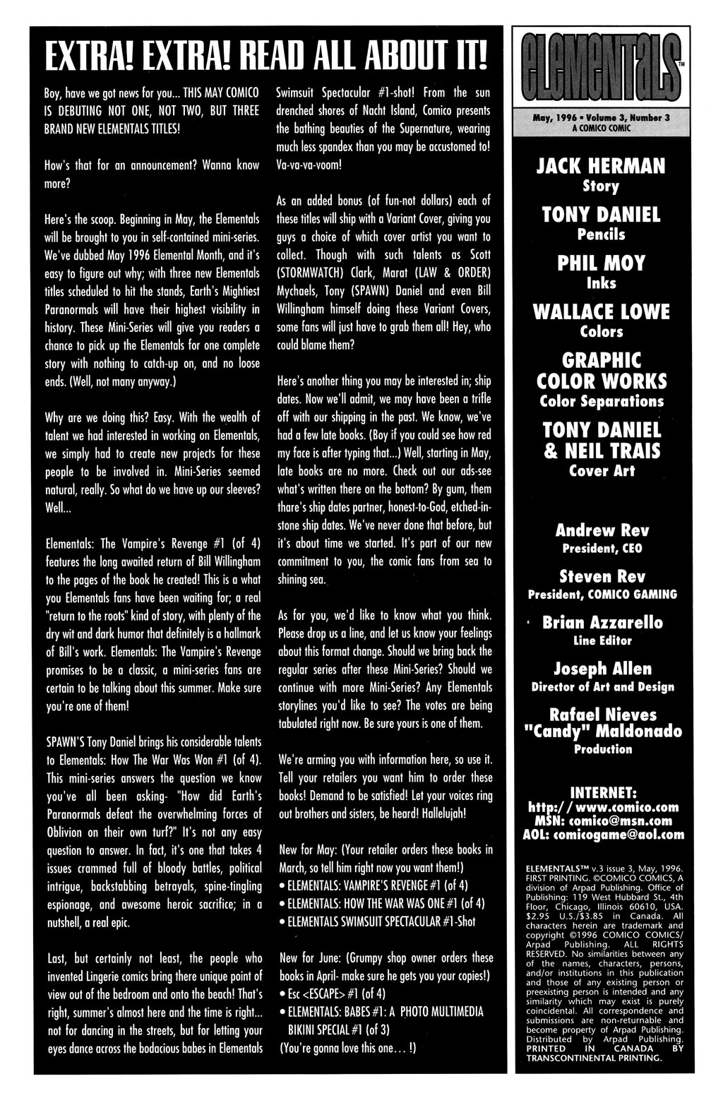 Read online Elementals (1995) comic -  Issue #3 - 2