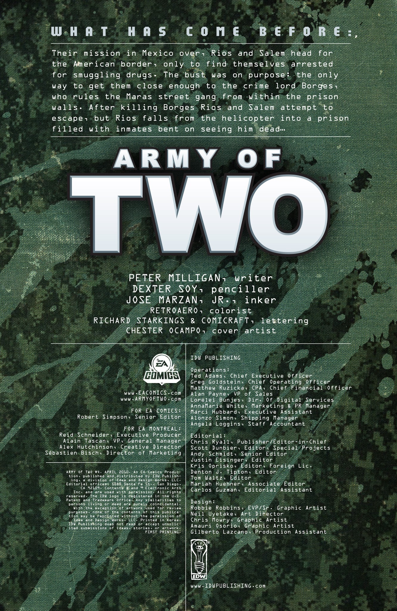 Read online Army of Two comic -  Issue #4 - 3