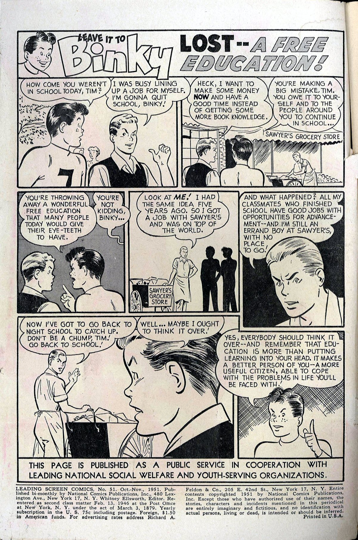 Read online Leading Screen Comics comic -  Issue #51 - 2