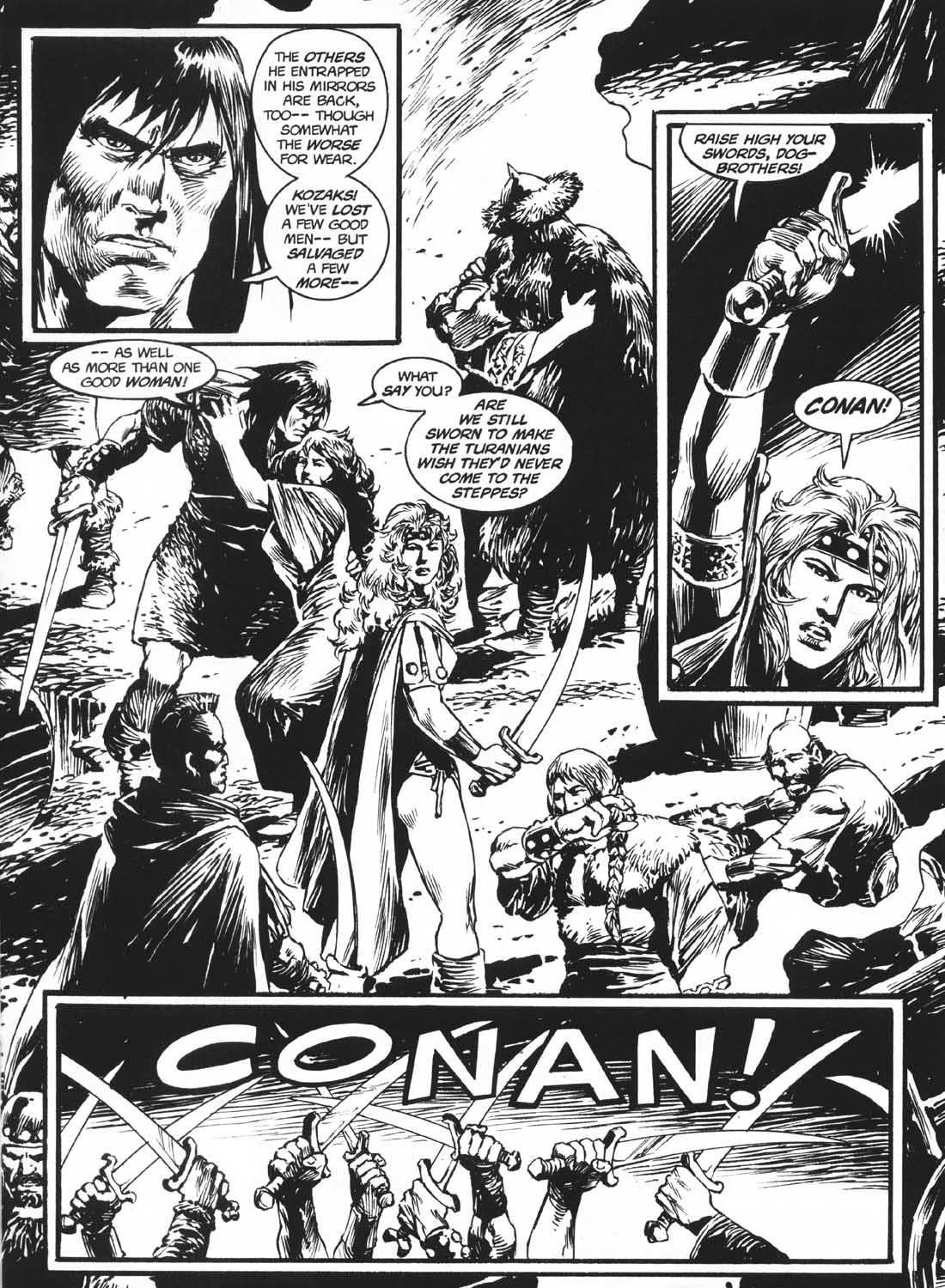 Read online The Savage Sword Of Conan comic -  Issue #232 - 26