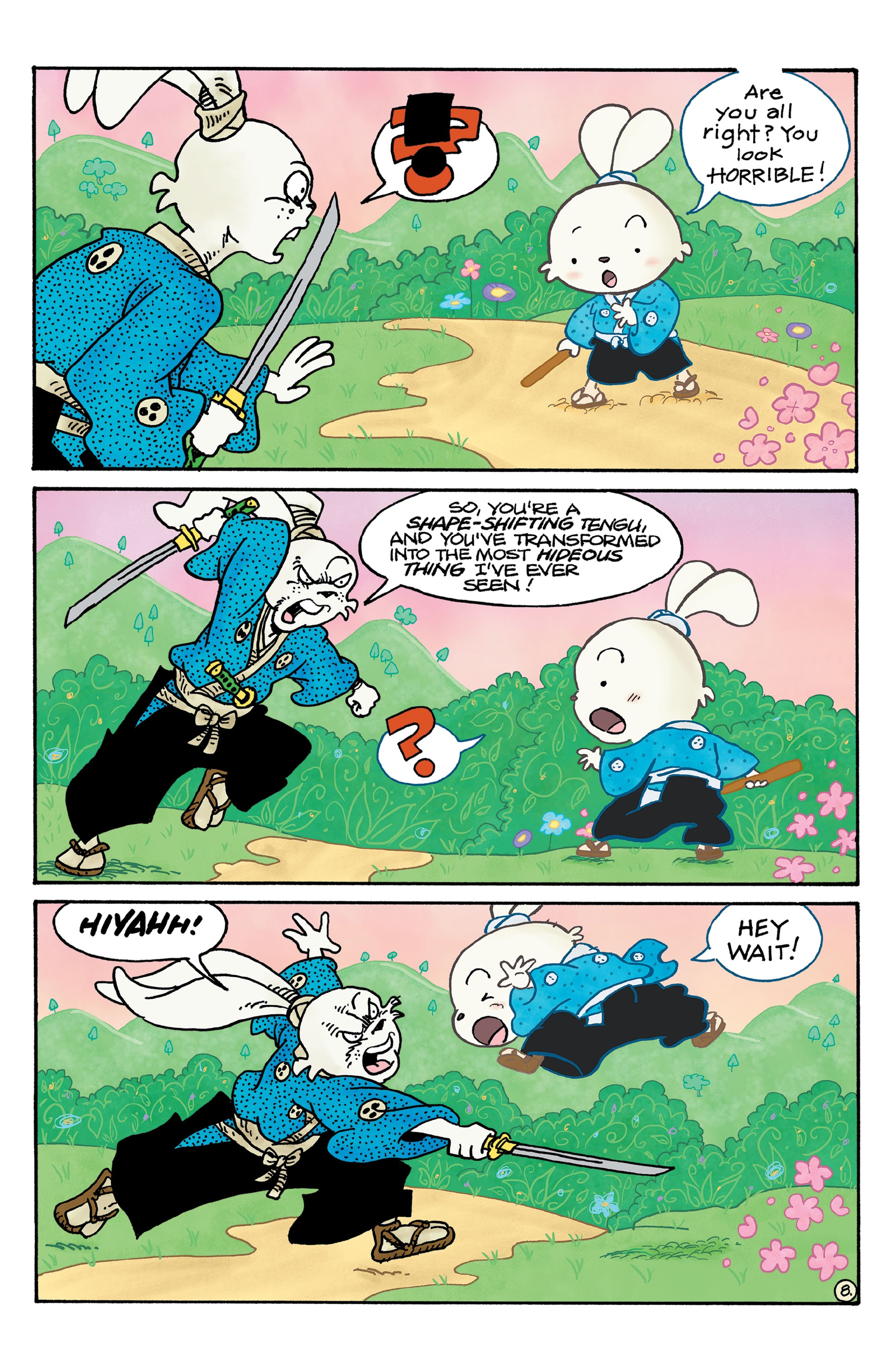 Read online Chibi-Usagi: Attack of the Heebie Chibis comic -  Issue # TPB - 130