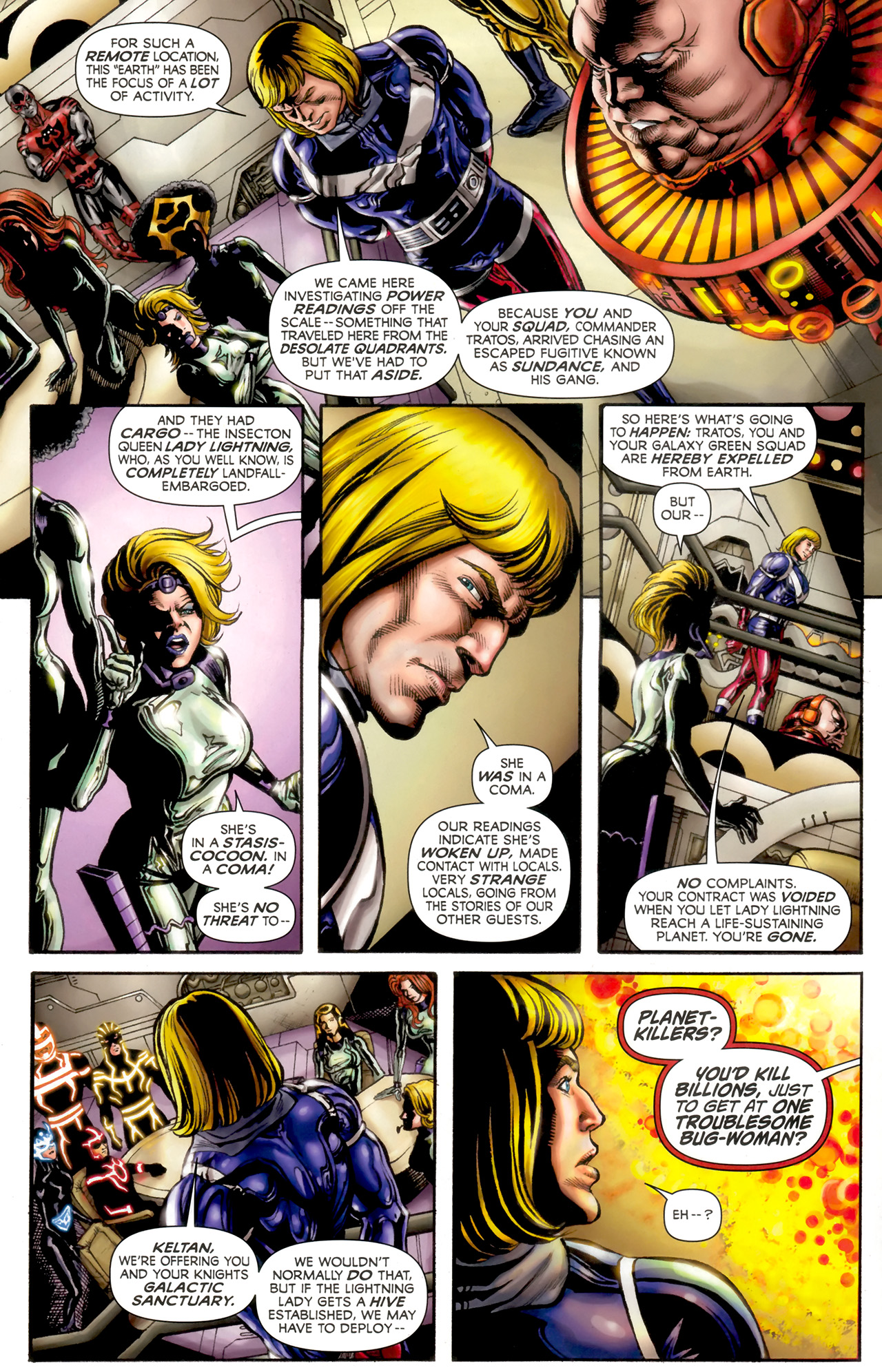 Read online Kirby: Genesis comic -  Issue #4 - 9
