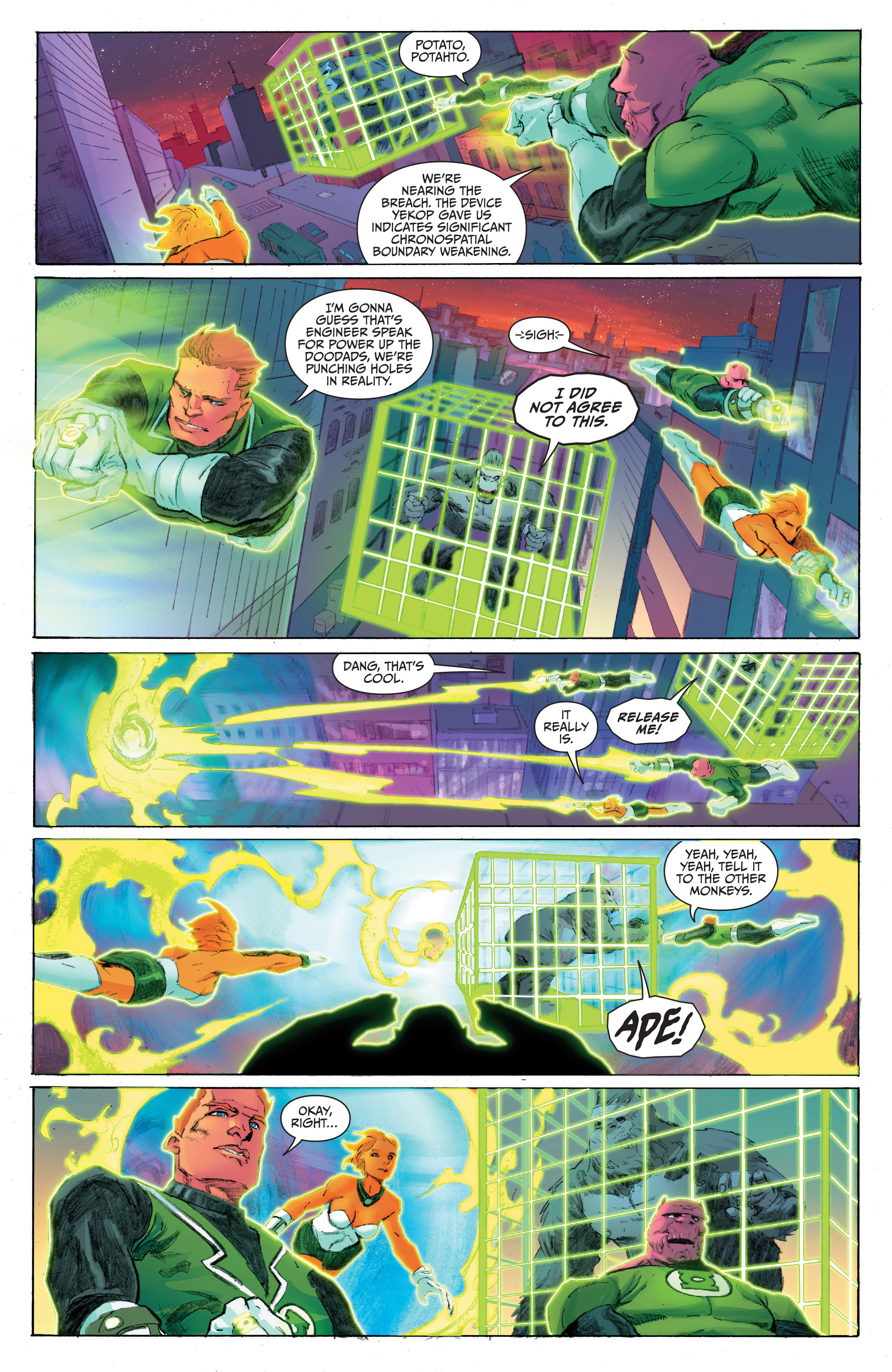 Read online Planet of the Apes/Green Lantern comic -  Issue #3 - 14