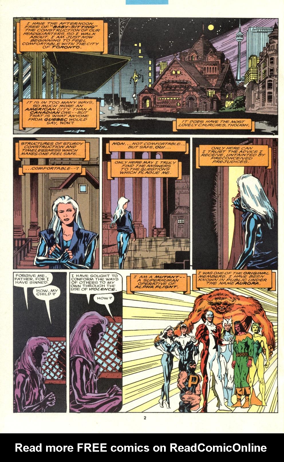 Read online Alpha Flight (1983) comic -  Issue #95 - 3