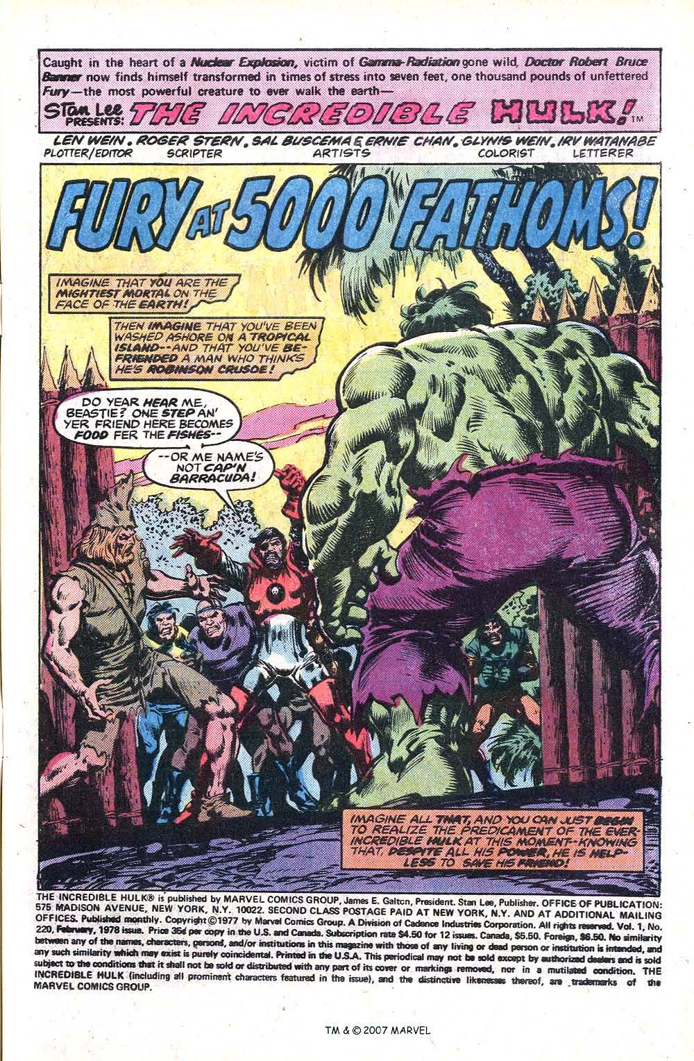 Read online The Incredible Hulk (1968) comic -  Issue #220 - 3