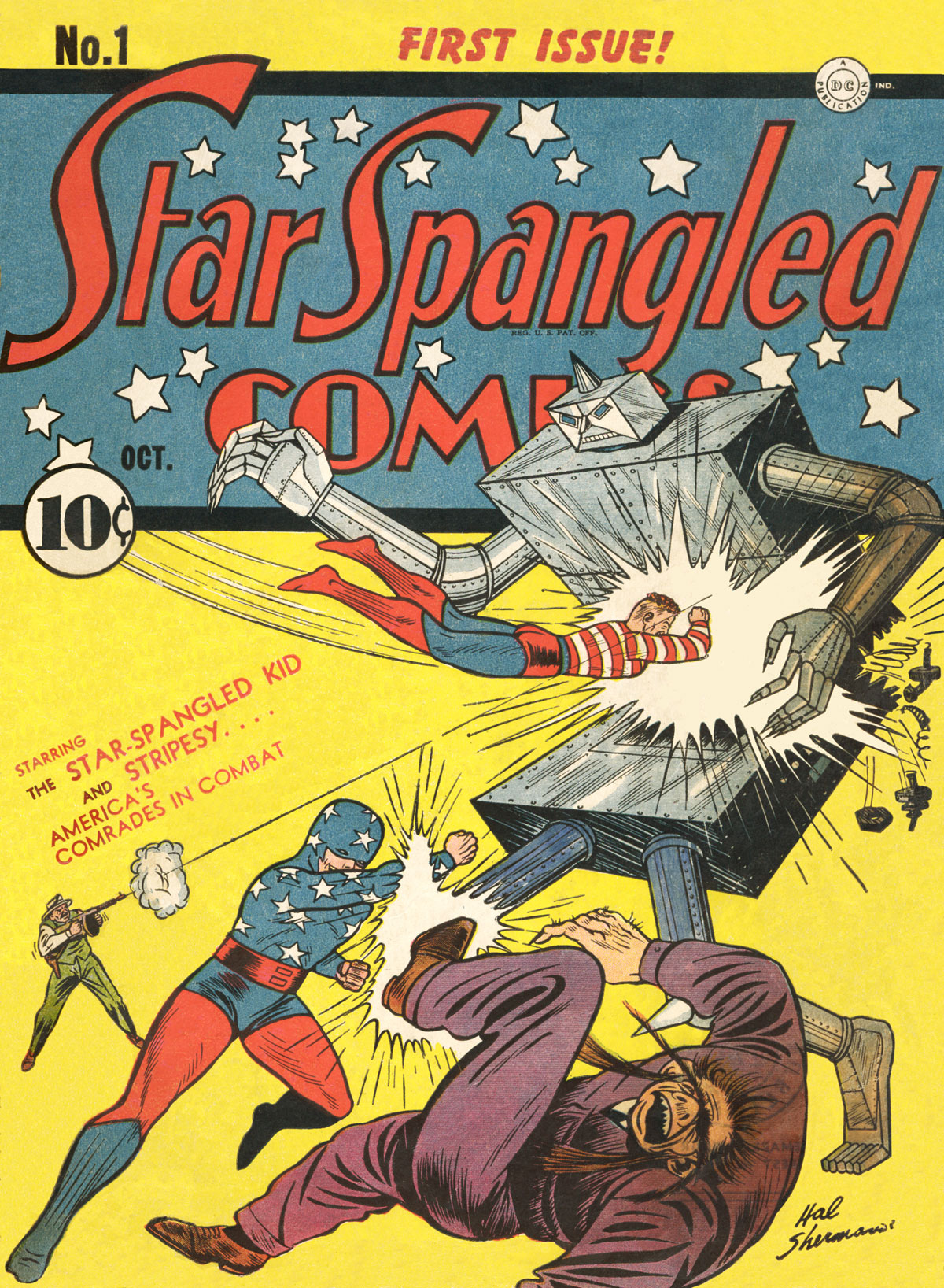 Read online Star Spangled Comics comic -  Issue #1 - 1